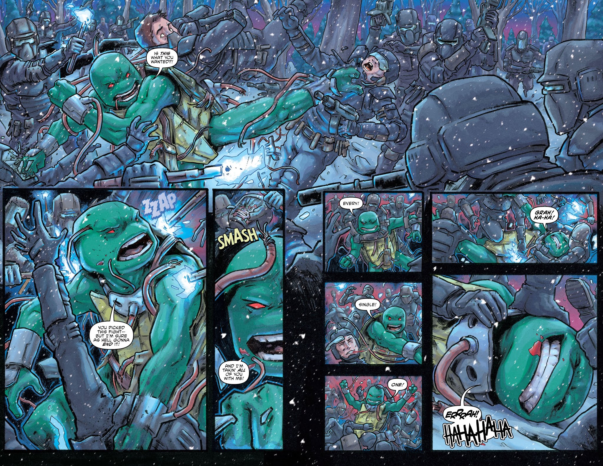 Read online Teenage Mutant Ninja Turtles: Macro-Series comic -  Issue #4 - 8