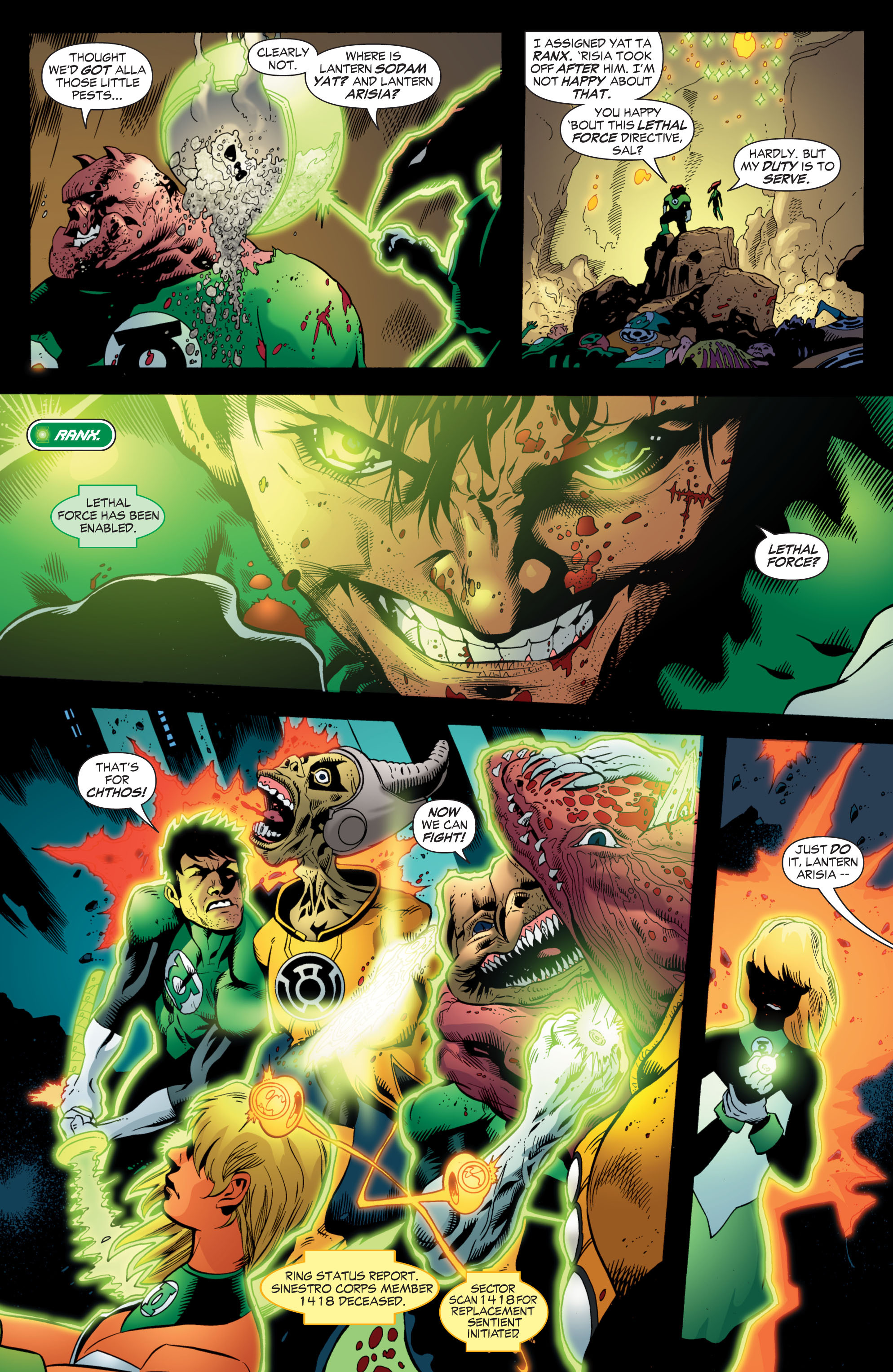 Read online Green Lantern: The Sinestro Corps War comic -  Issue # Full - 174