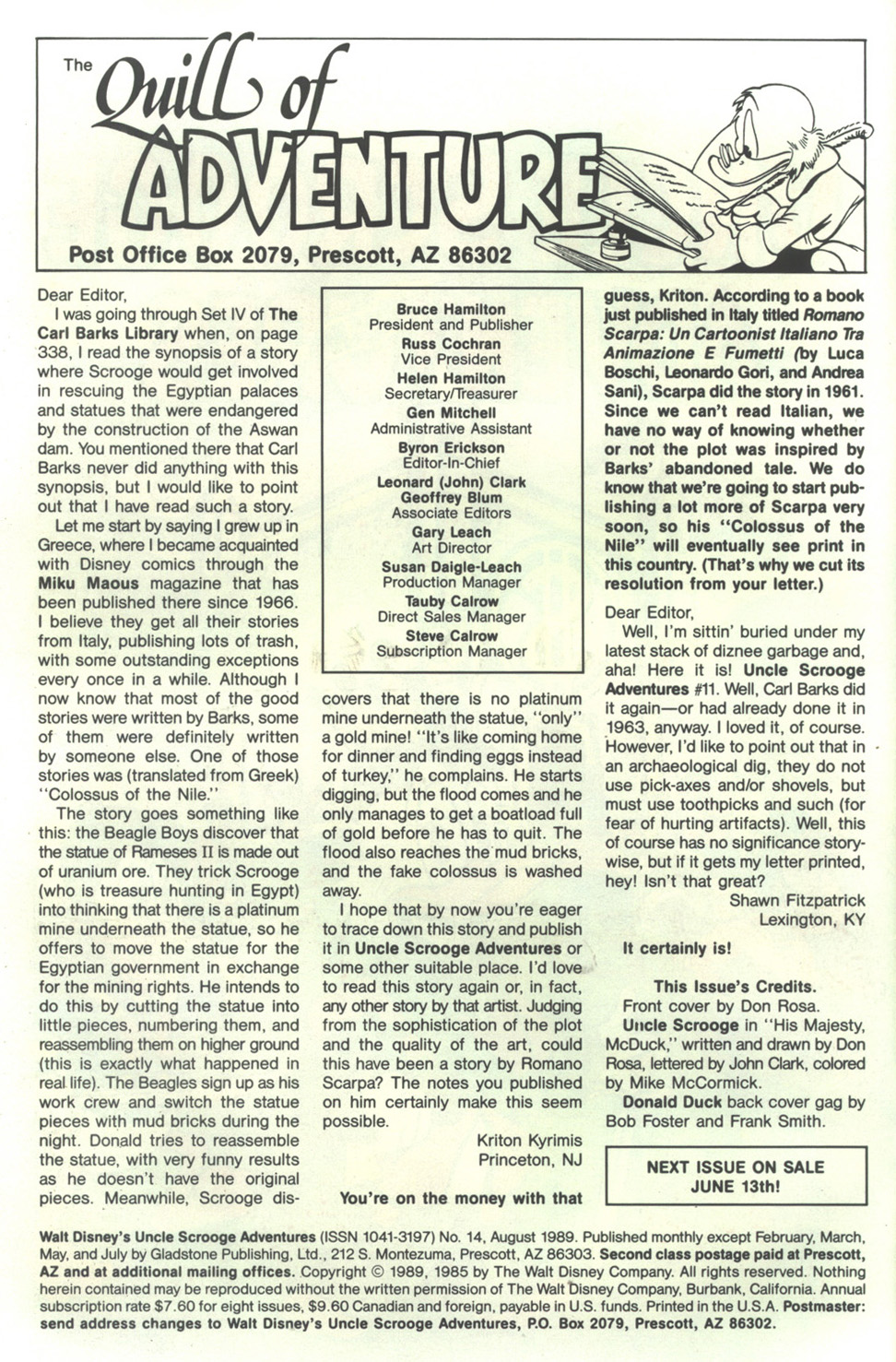 Walt Disney's Uncle Scrooge Adventures Issue #14 #14 - English 2