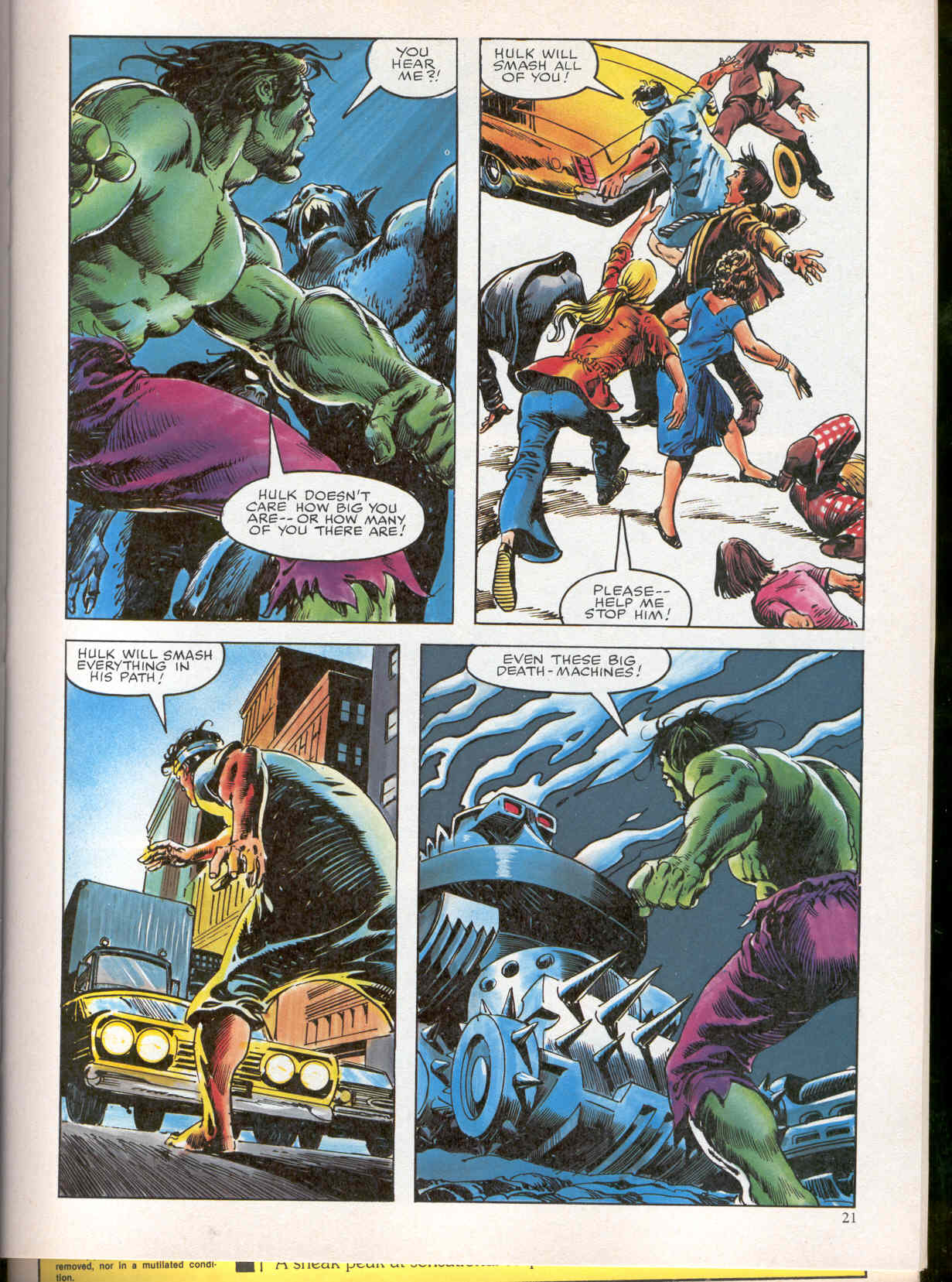 Read online Hulk (1978) comic -  Issue #19 - 21