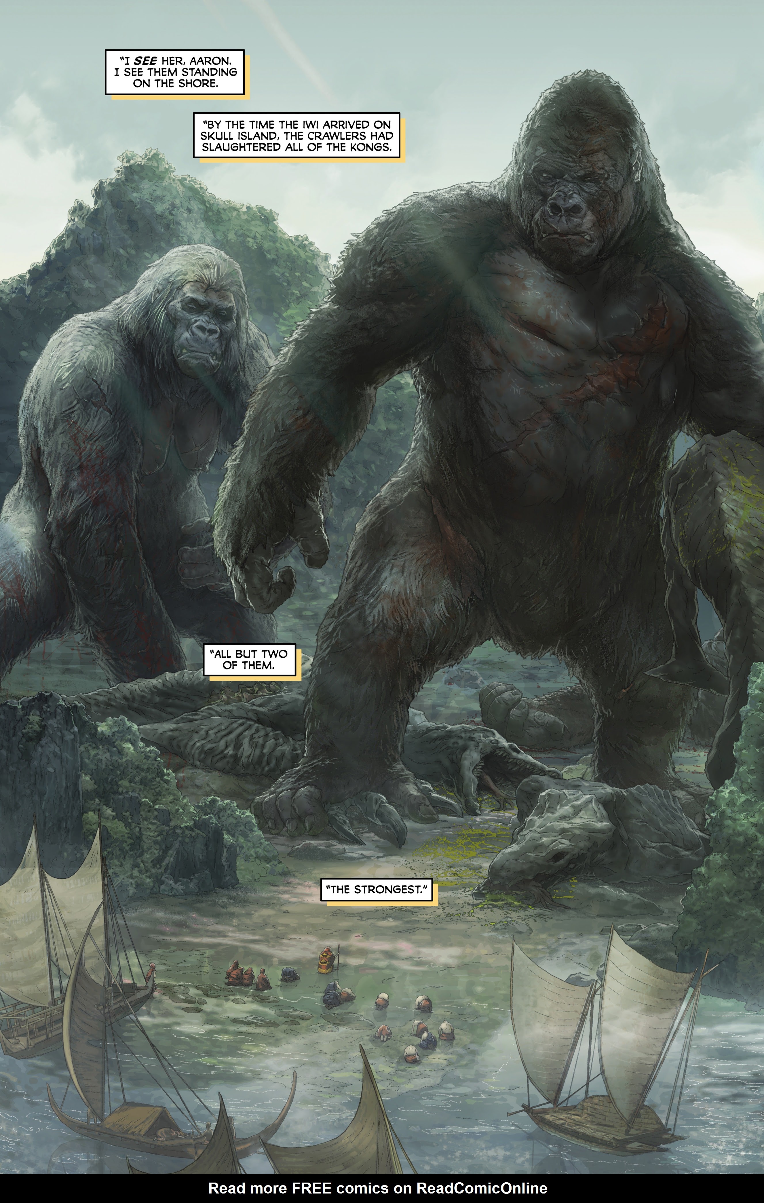 Read online Skull Island: The Birth of Kong comic -  Issue # _TPB - 37