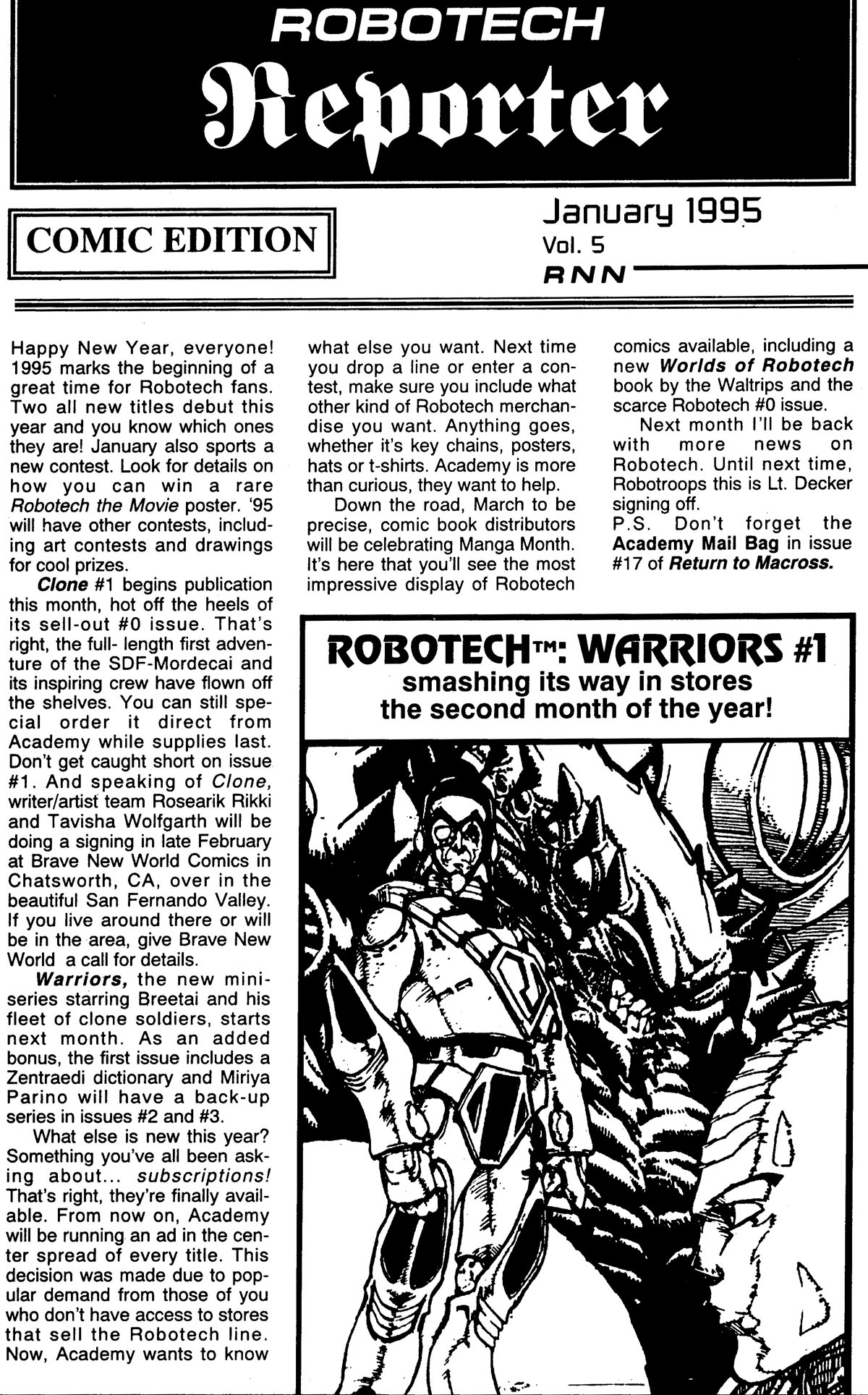 Read online Robotech Clone comic -  Issue #1 - 30