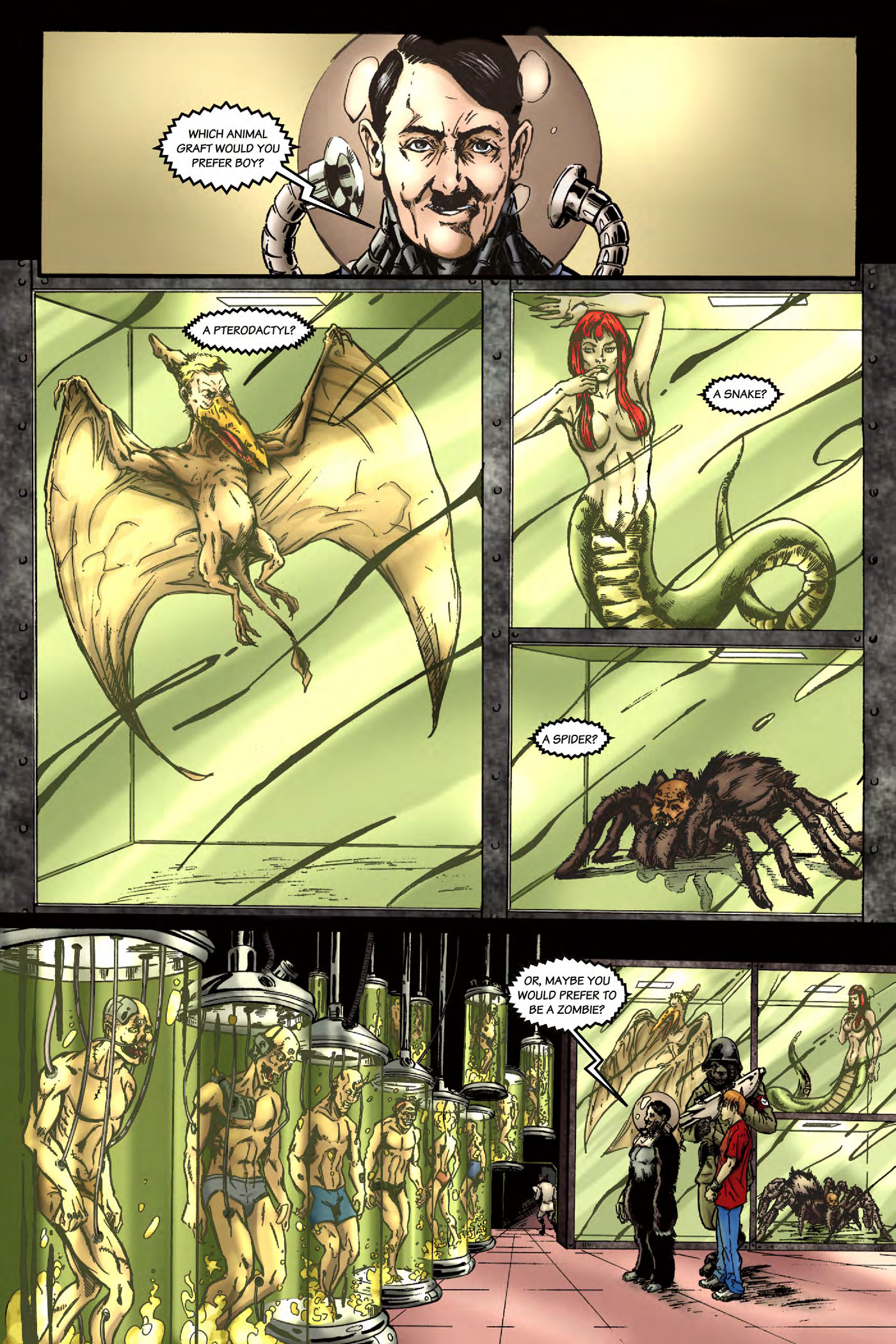 Read online Nazi Werewolves from Outer Space comic -  Issue #2 - 15