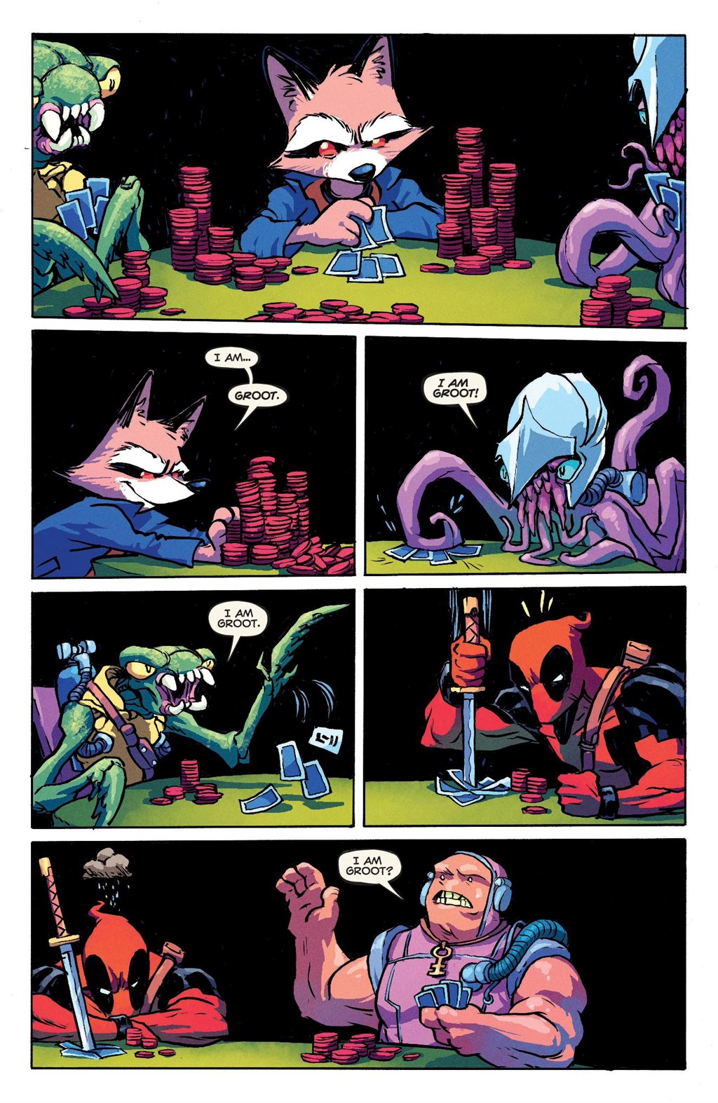 Read online Marvel-Verse: Rocket & Groot comic -  Issue # TPB - 48