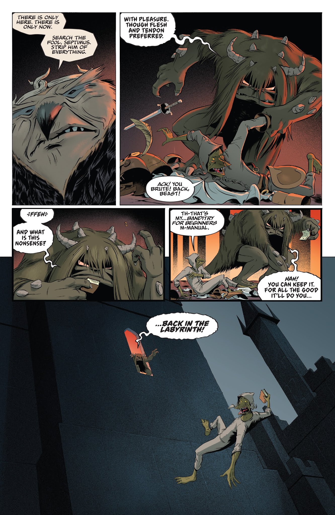 Read online Jim Henson's Labyrinth: Coronation comic -  Issue #9 - 10