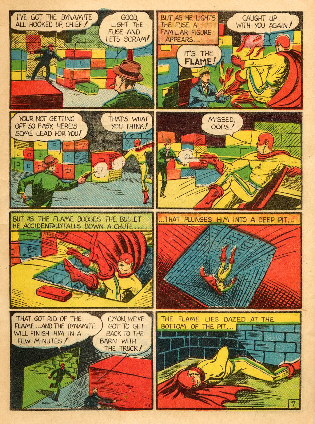 Read online The Flame comic -  Issue #2 - 8