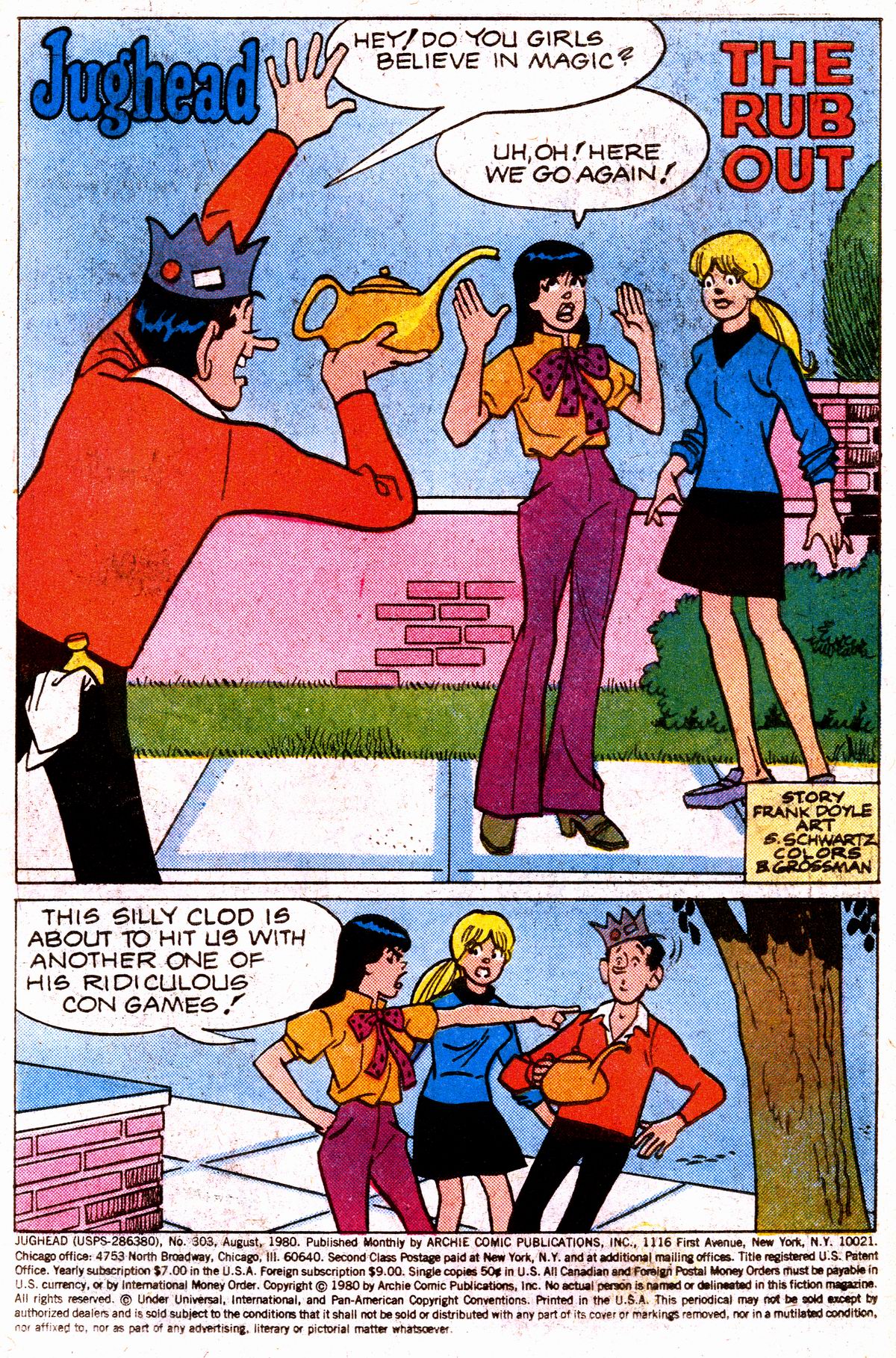 Read online Jughead (1965) comic -  Issue #303 - 2