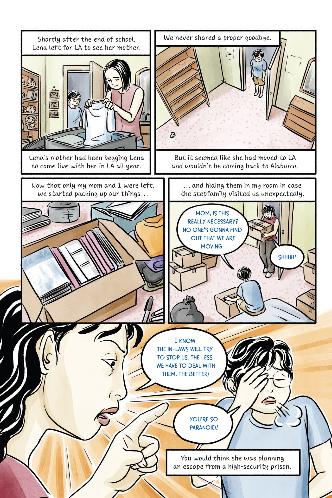 Read online Almost American Girl: An Illustrated Memoir comic -  Issue # TPB (Part 3) - 1