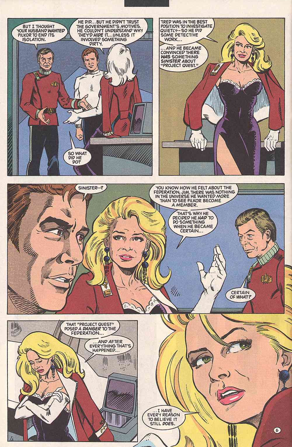 Read online Star Trek (1989) comic -  Issue #26 - 6