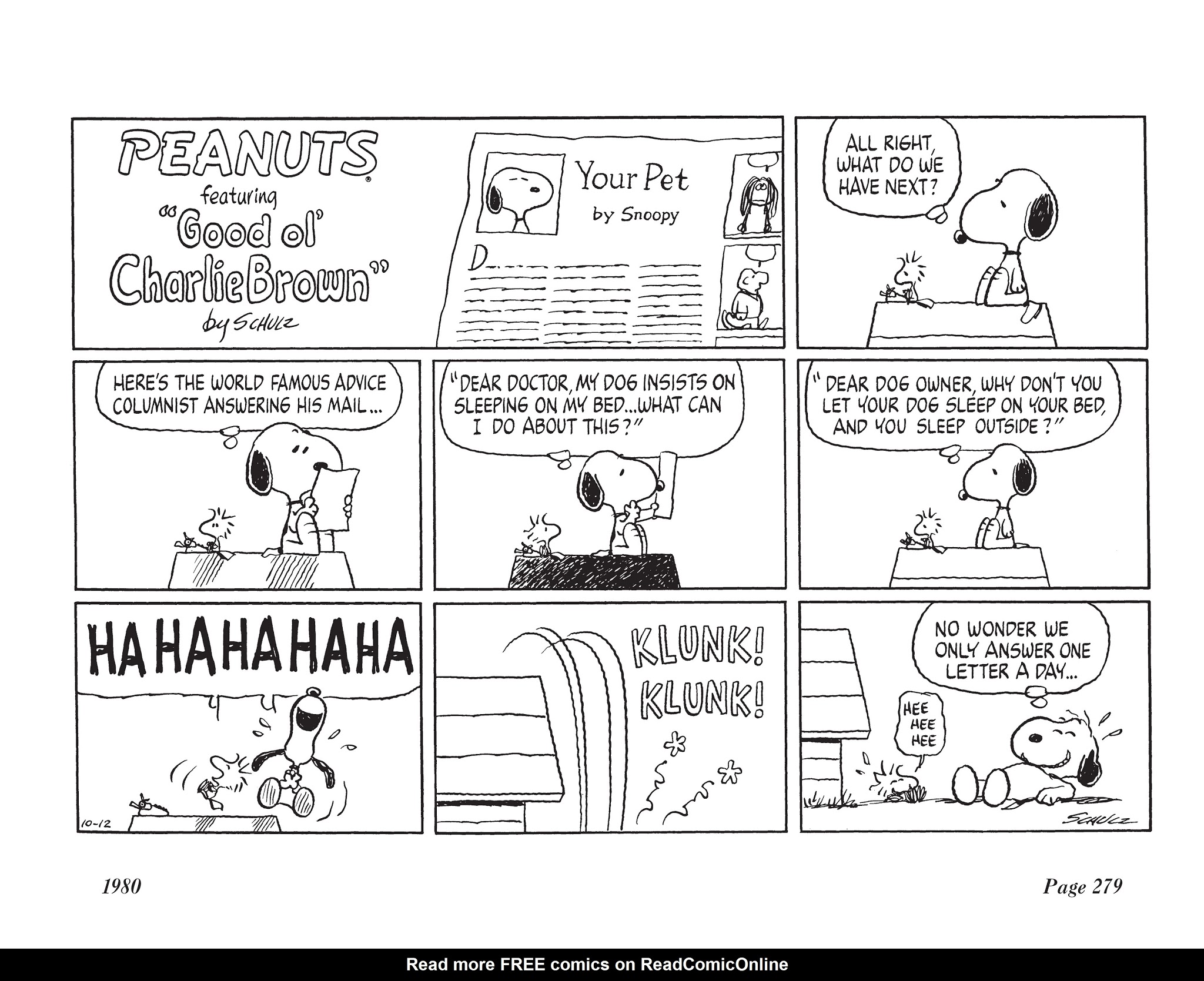 Read online The Complete Peanuts comic -  Issue # TPB 15 - 293