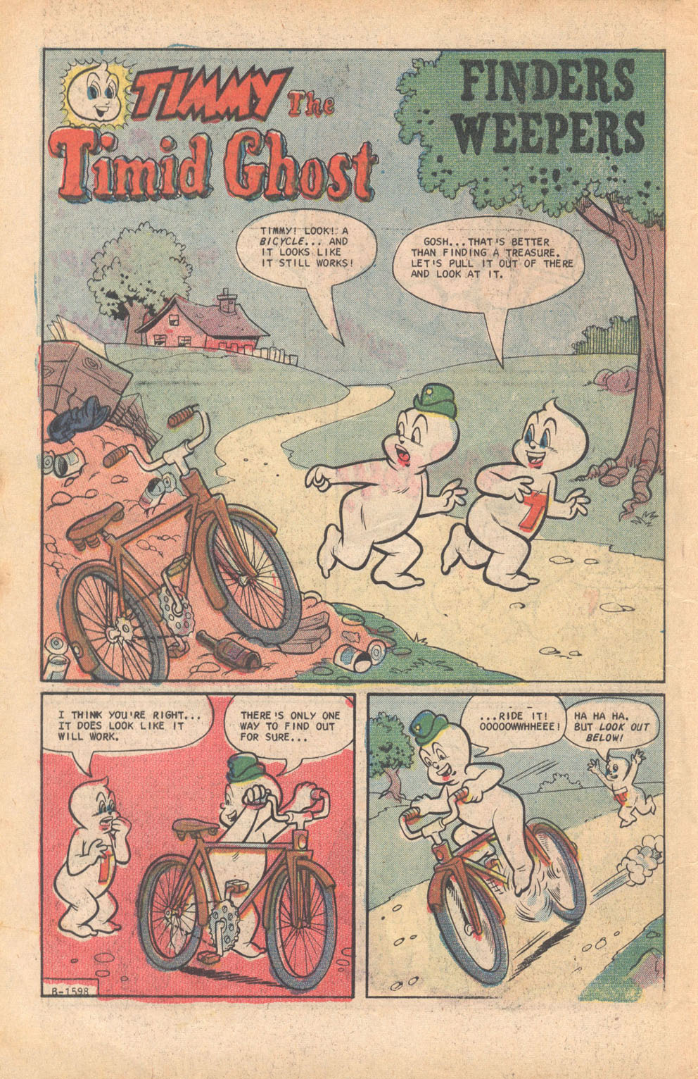 Read online Timmy the Timid Ghost comic -  Issue #9 - 10