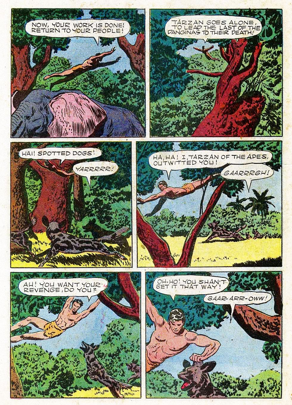Read online Tarzan (1948) comic -  Issue #43 - 36