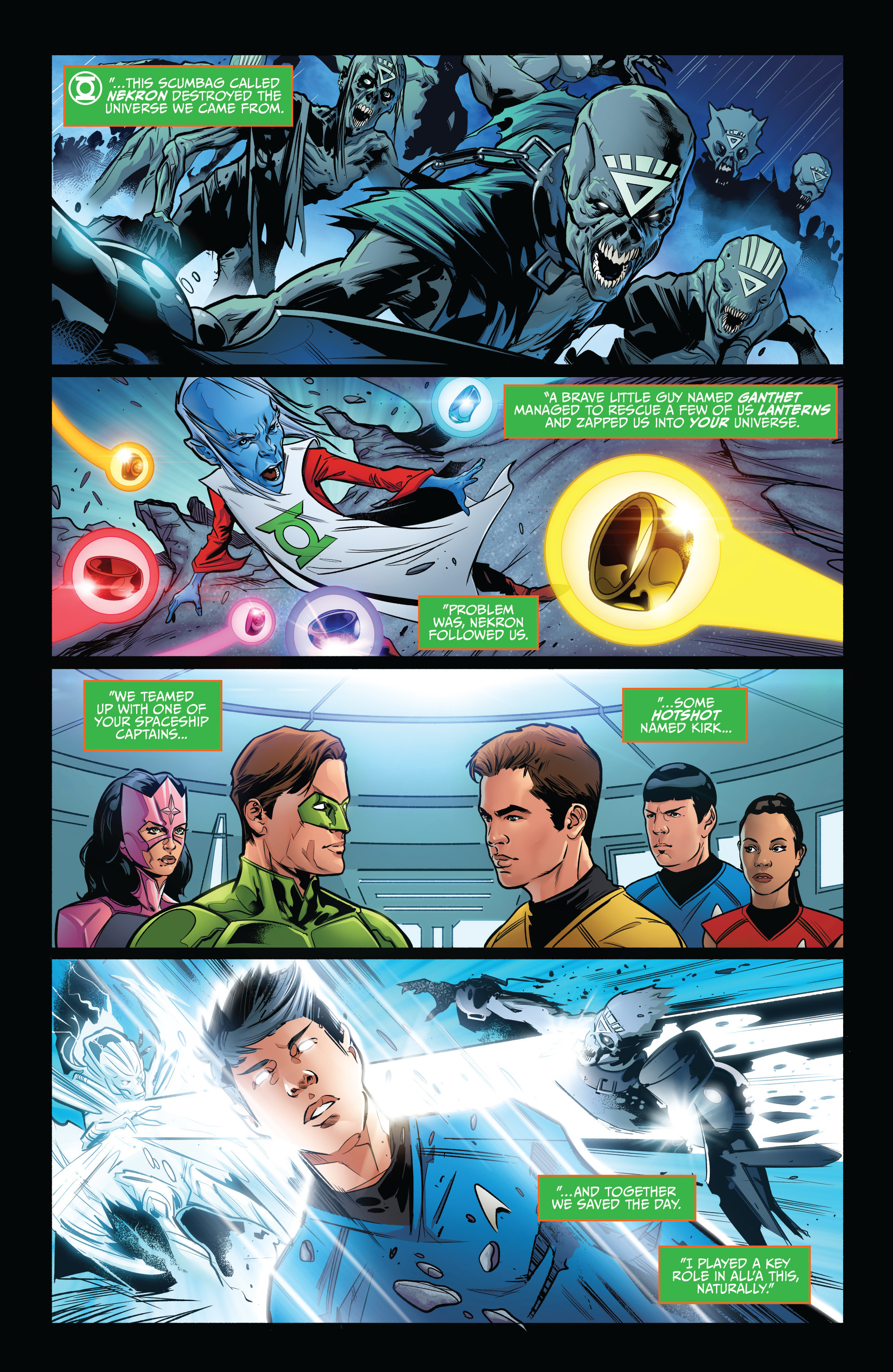 Read online Star Trek/Green Lantern (2016) comic -  Issue #1 - 4