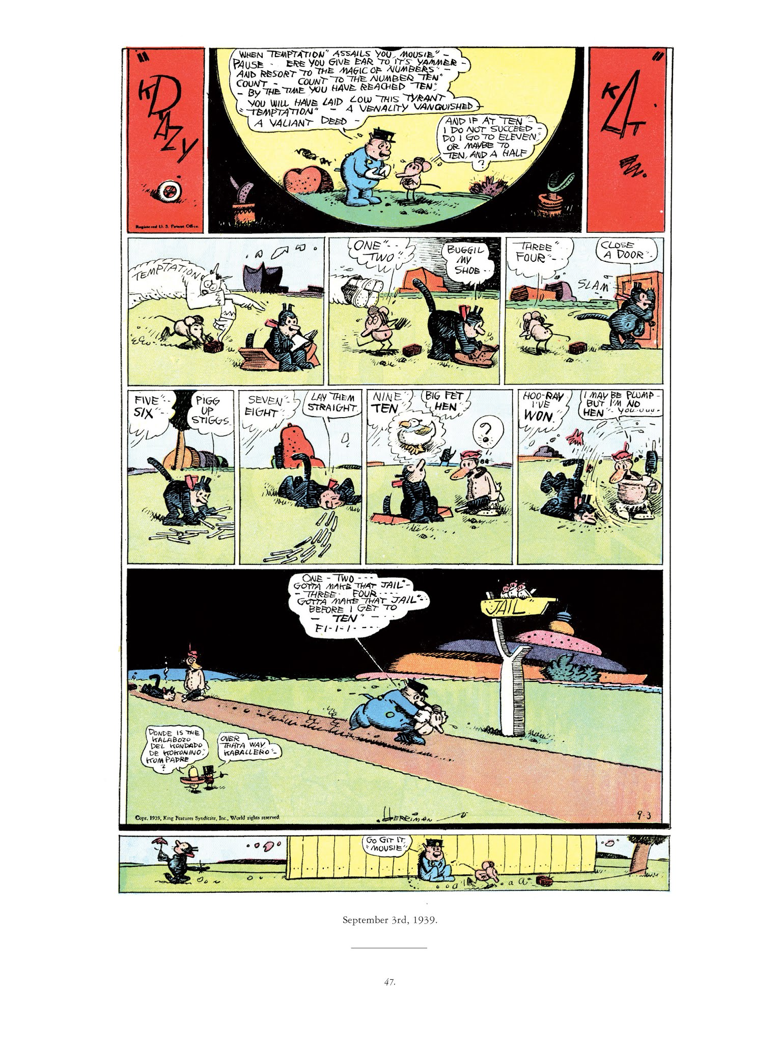 Read online Krazy & Ignatz comic -  Issue # TPB 11 - 47