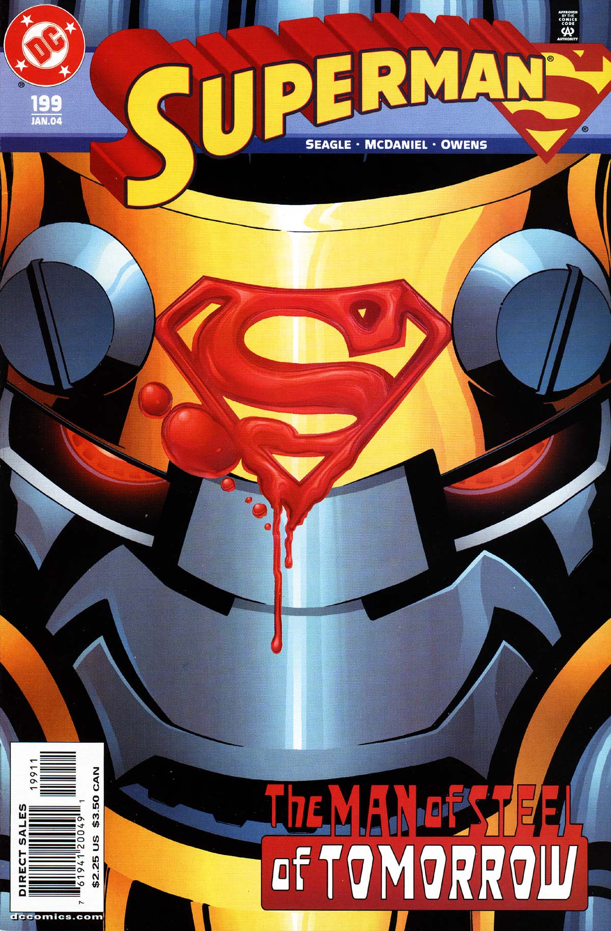 Read online Superman (1987) comic -  Issue #199 - 1