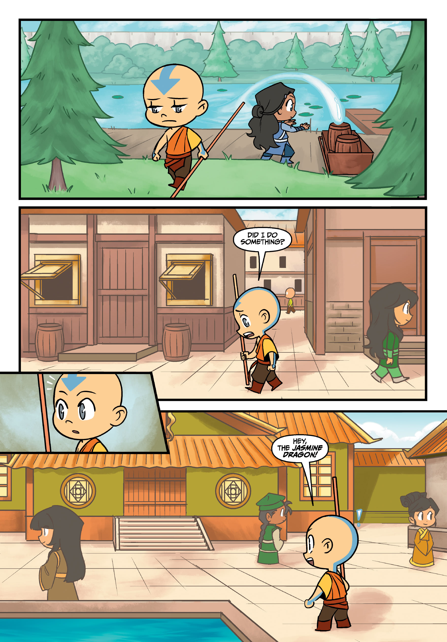 Read online Avatar: The Last Airbender Chibis - Aang's Unfreezing Day comic -  Issue # Full - 16