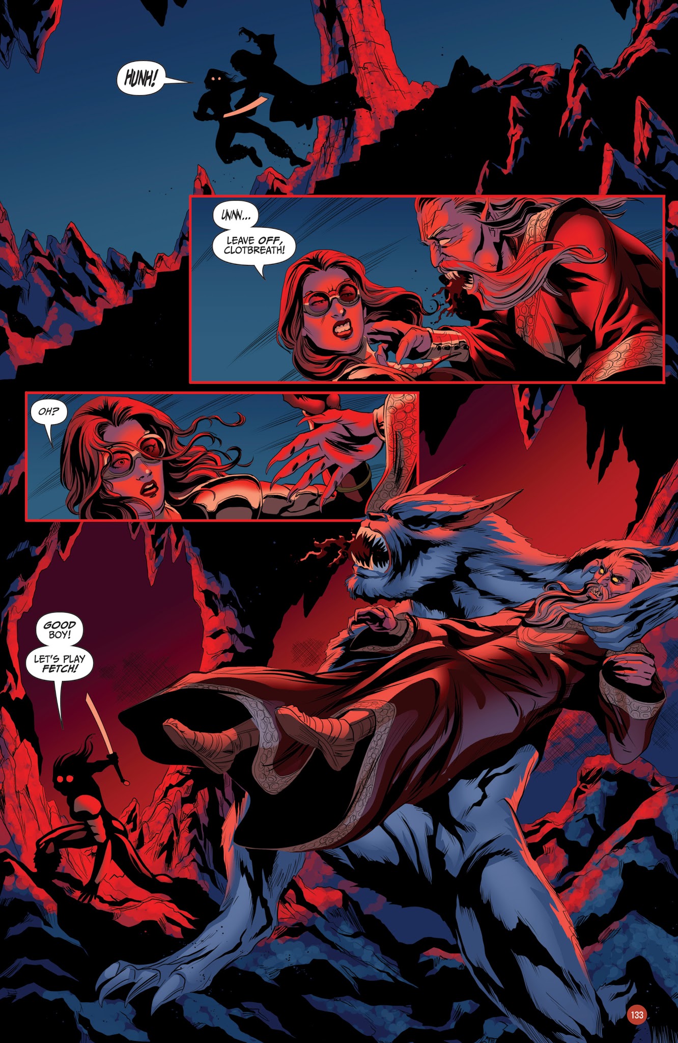 Read online Van Helsing vs. Werewolf comic -  Issue # _TPB 1 - 133