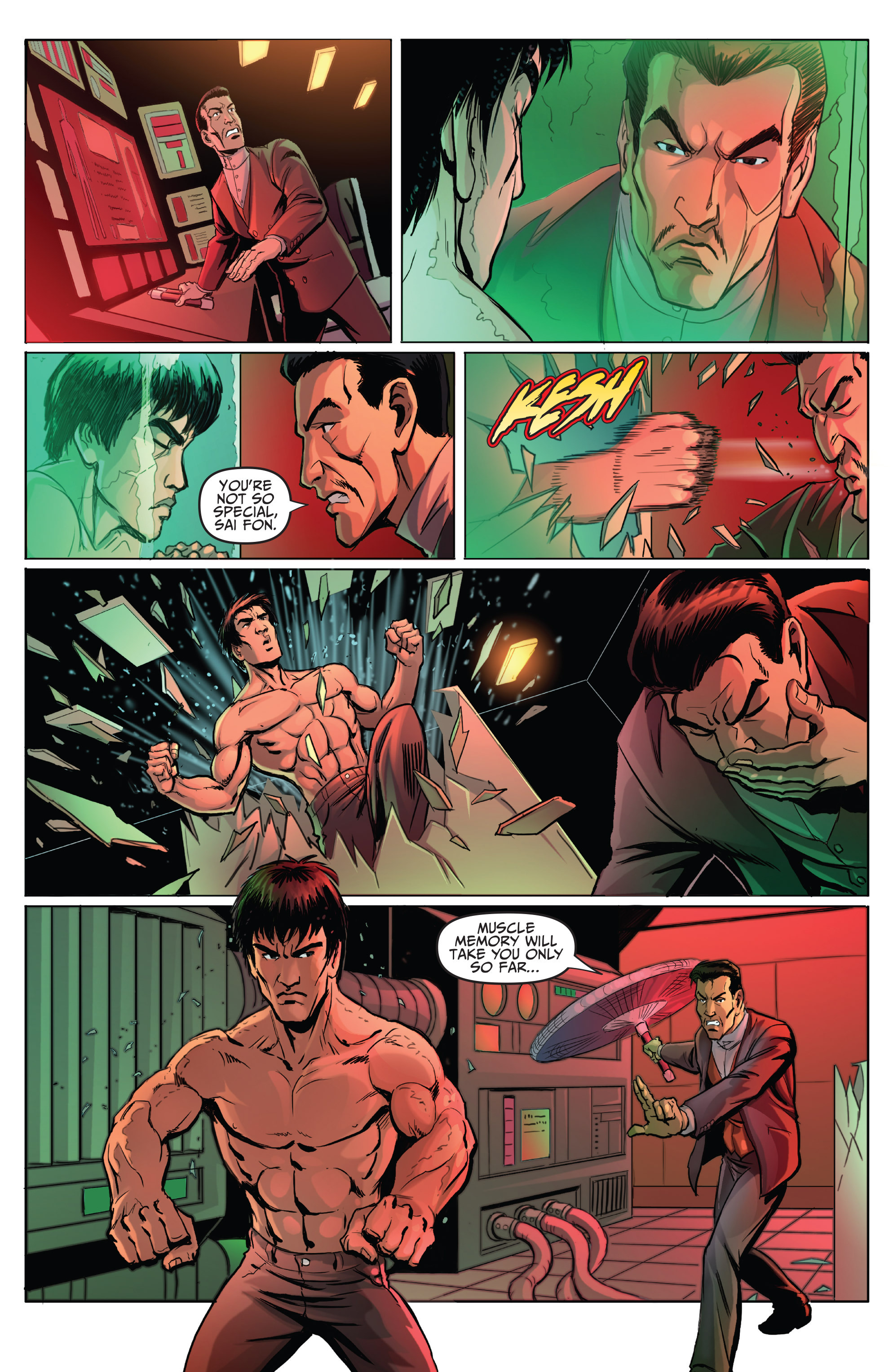 Read online Bruce Lee: The Dragon Rises comic -  Issue #1 - 38
