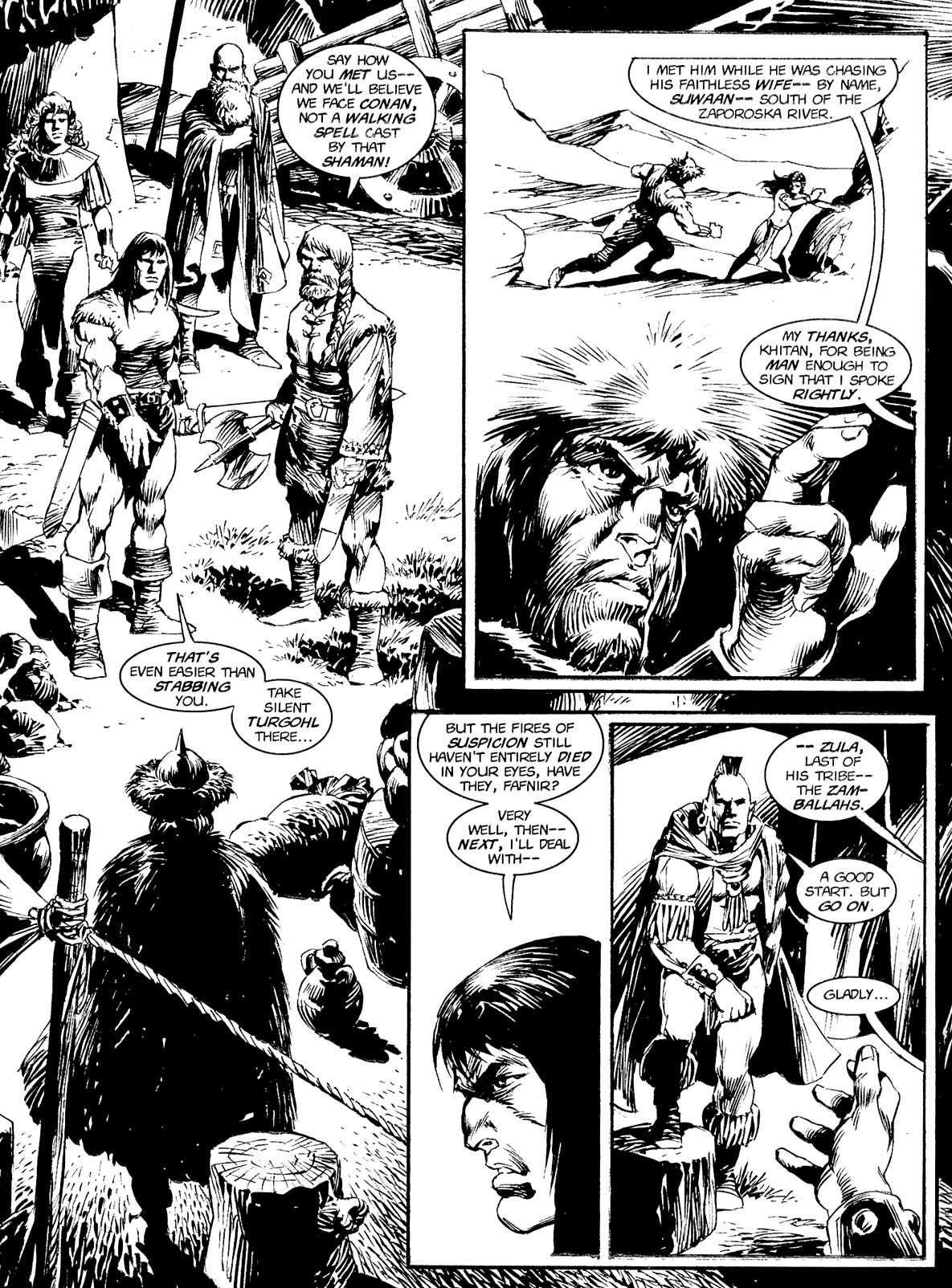 Read online The Savage Sword Of Conan comic -  Issue #231 - 6