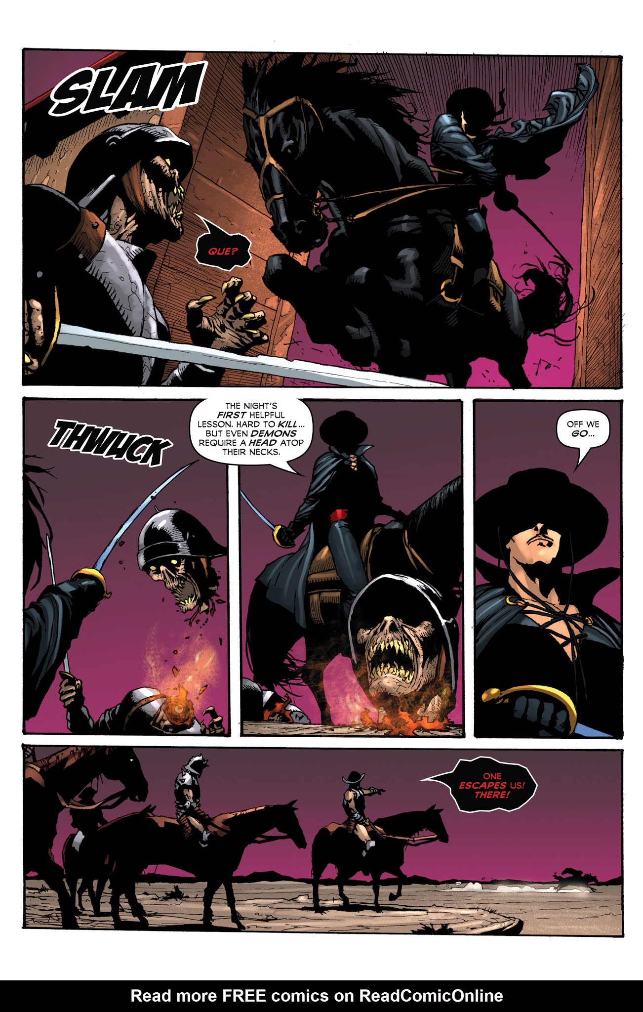 Read online Zorro: Swords of Hell comic -  Issue #1 - 18