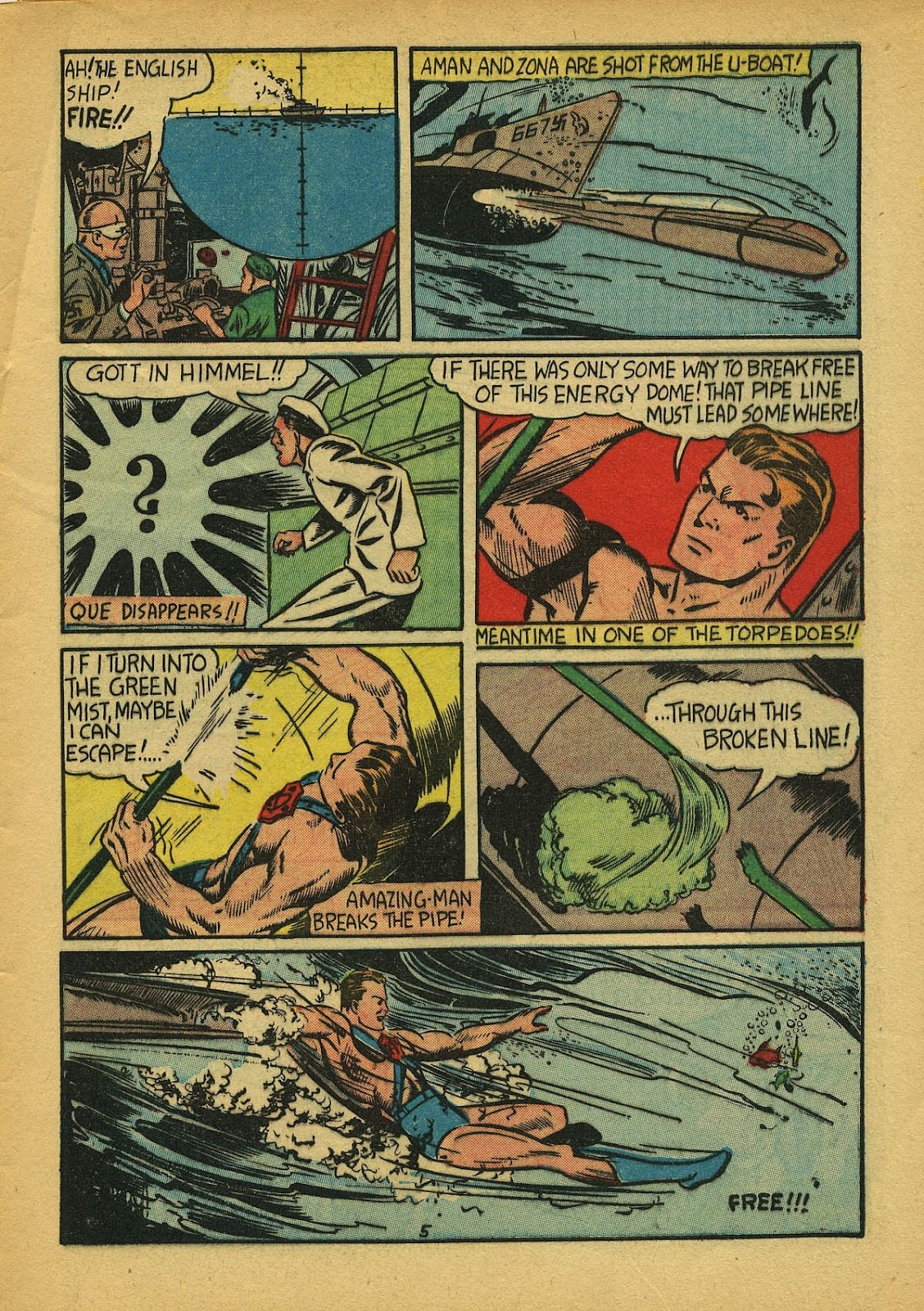 Amazing Man Comics issue 22 - Page 8