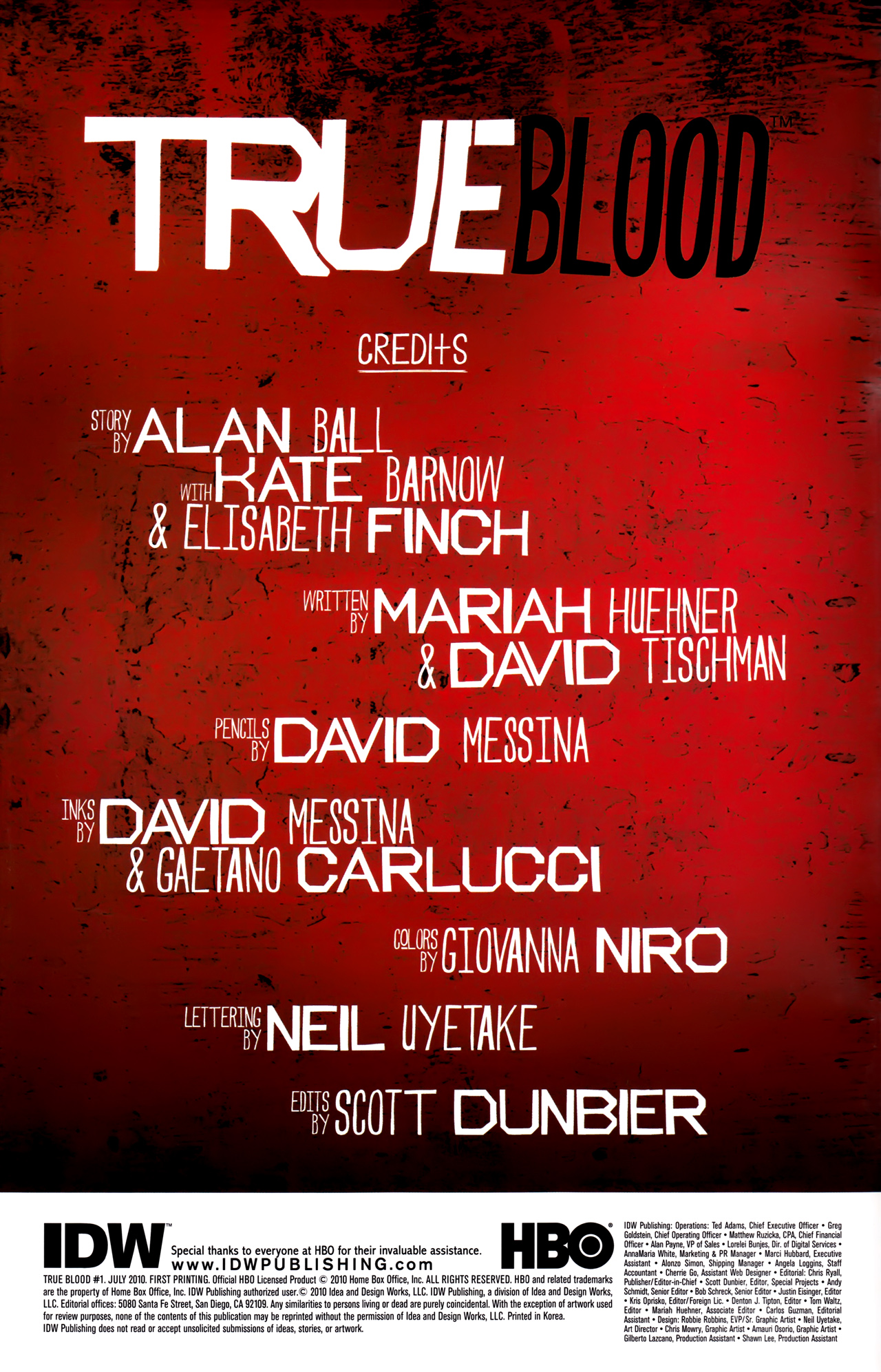 Read online True Blood (2010) comic -  Issue #1 - 6