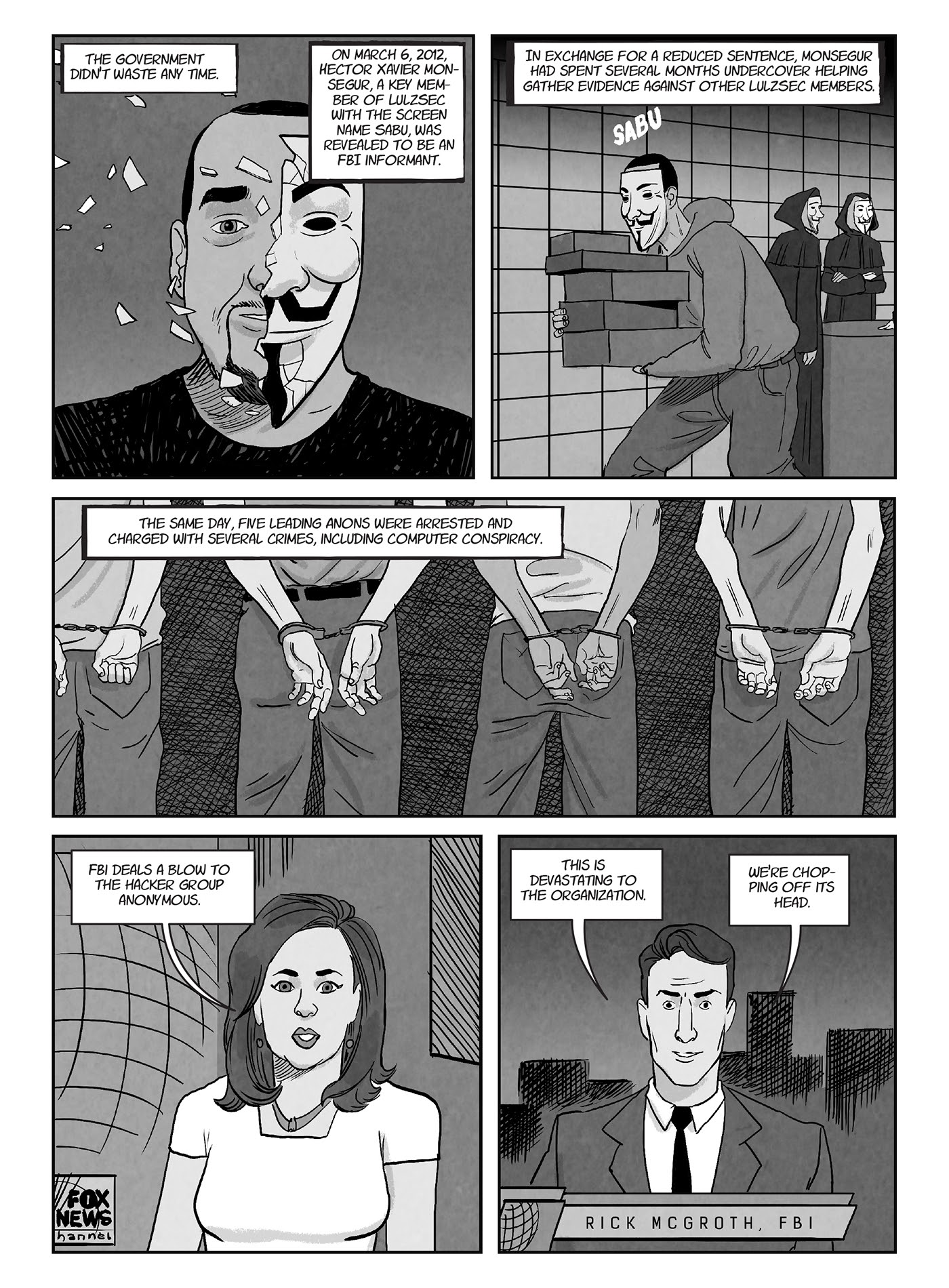 Read online A for Anonymous: How a Mysterious Hacker Collective Transformed the World comic -  Issue # TPB - 79