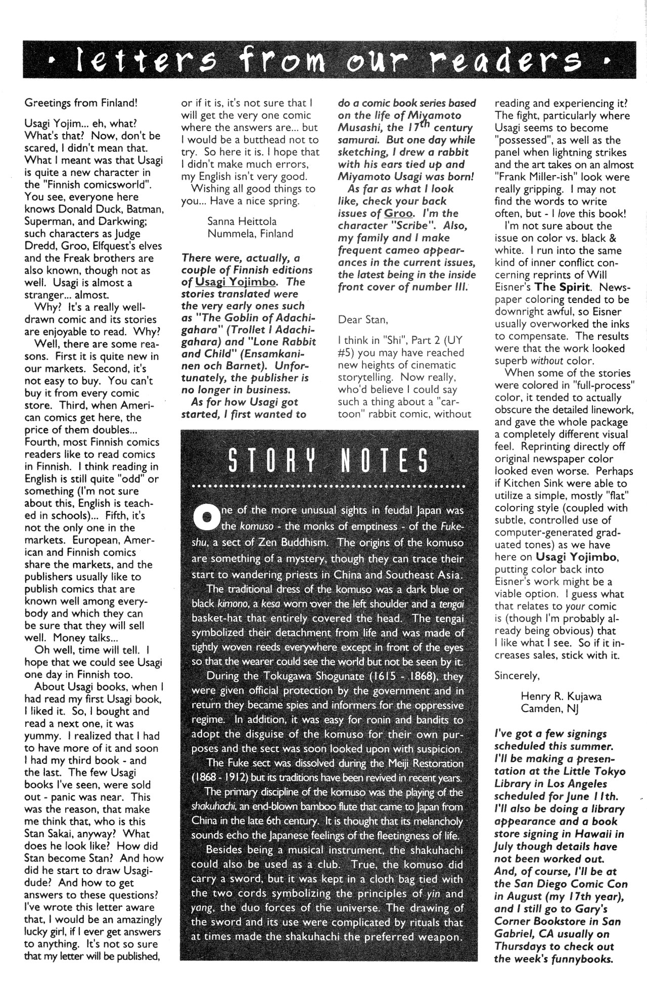 Read online Usagi Yojimbo (1993) comic -  Issue #7 - 34