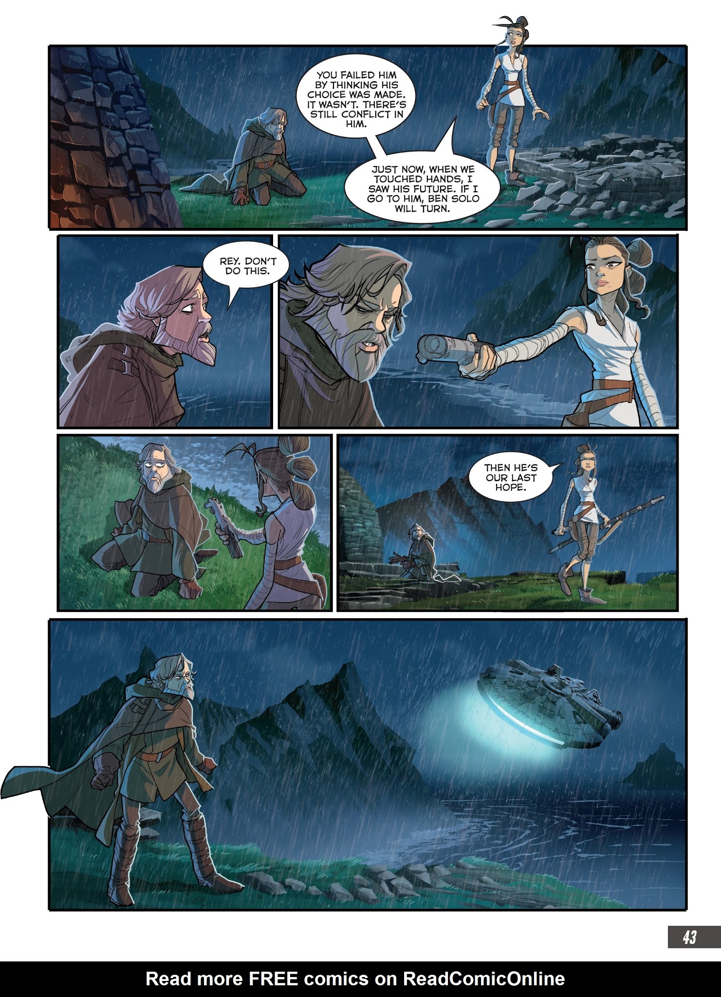 Read online Star Wars: The Last Jedi Graphic Novel Adaptation comic -  Issue # TPB - 45
