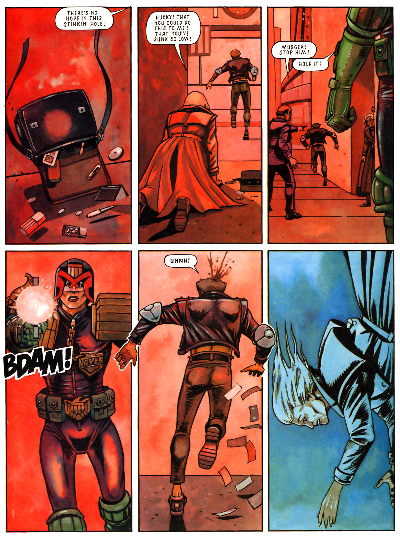 Read online Judge Dredd: The Megazine (vol. 2) comic -  Issue #48 - 9