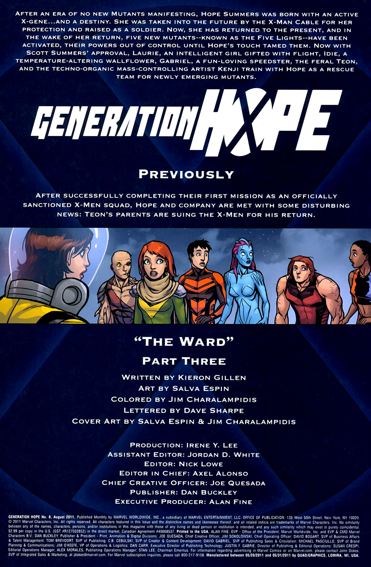 Read online Generation Hope comic -  Issue #8 - 3