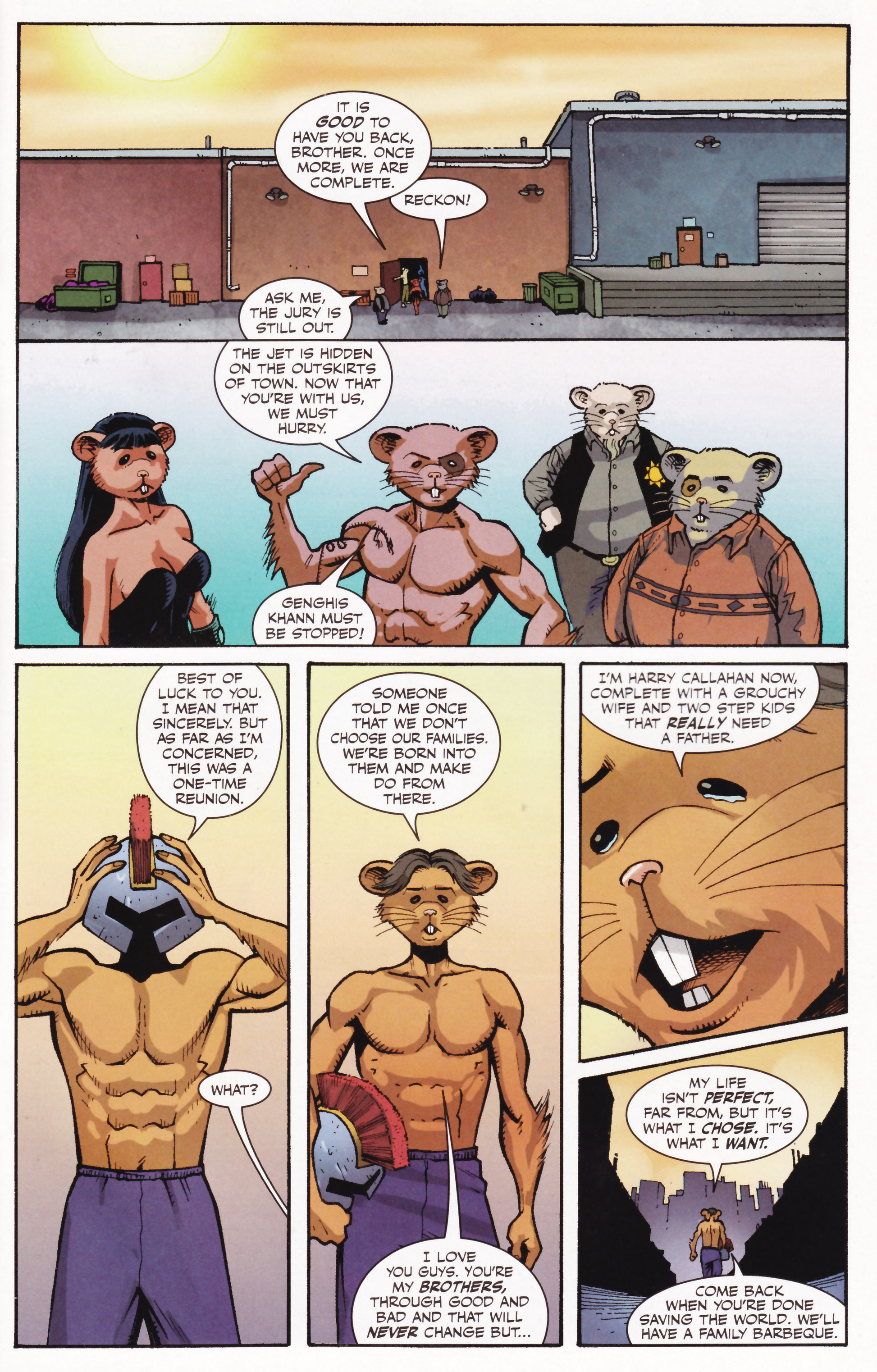 Read online Adolescent Radioactive Black Belt Hamsters (2008) comic -  Issue #4 - 29