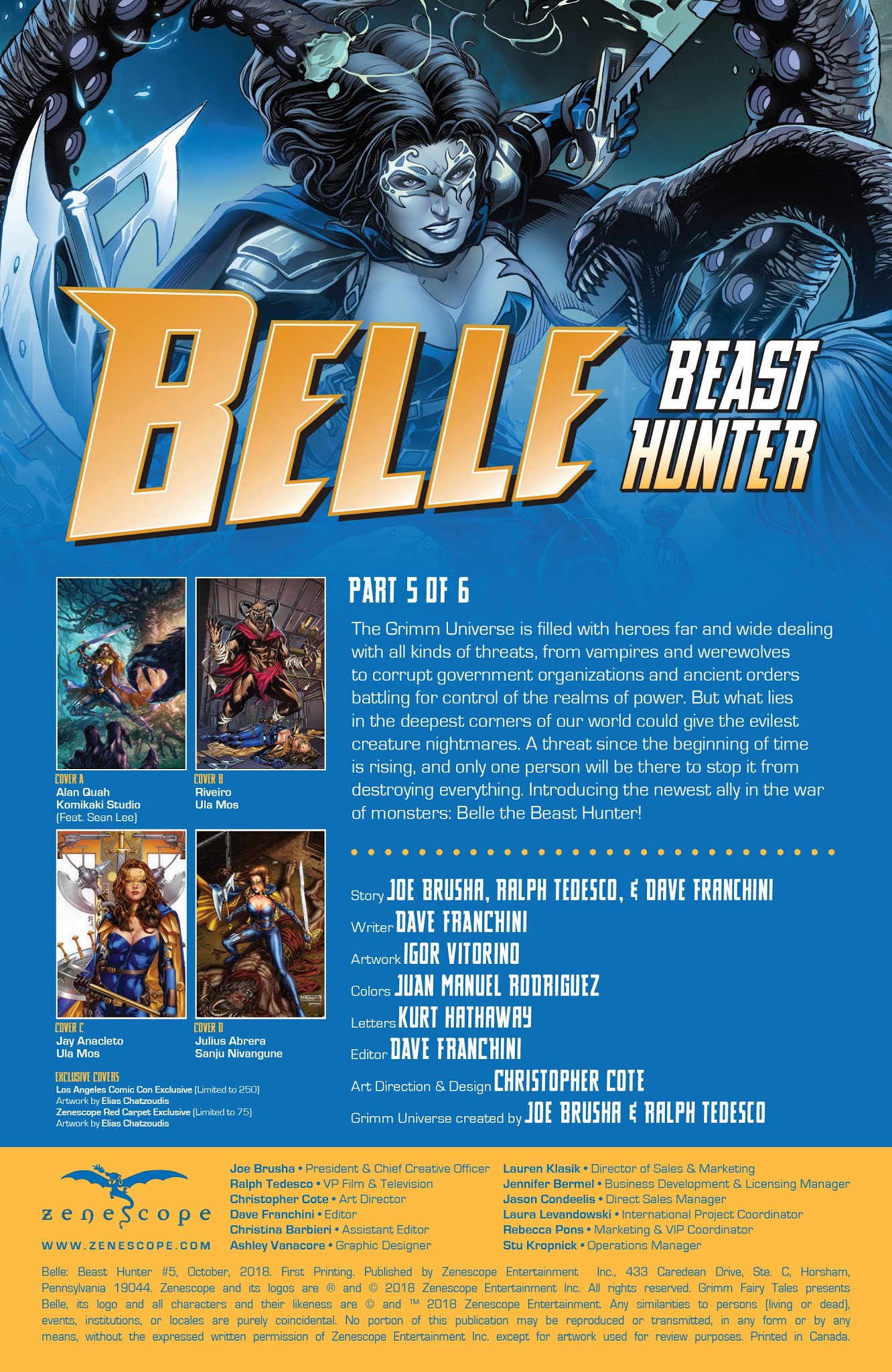 Read online Belle: Beast Hunter comic -  Issue #5 - 2
