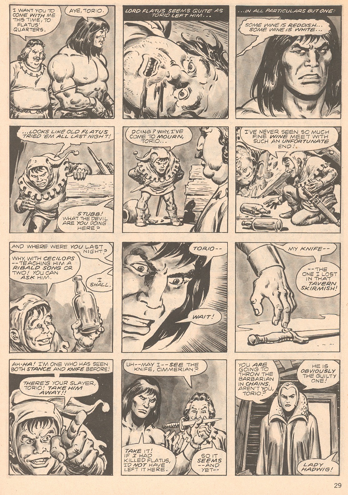 Read online The Savage Sword Of Conan comic -  Issue #66 - 29