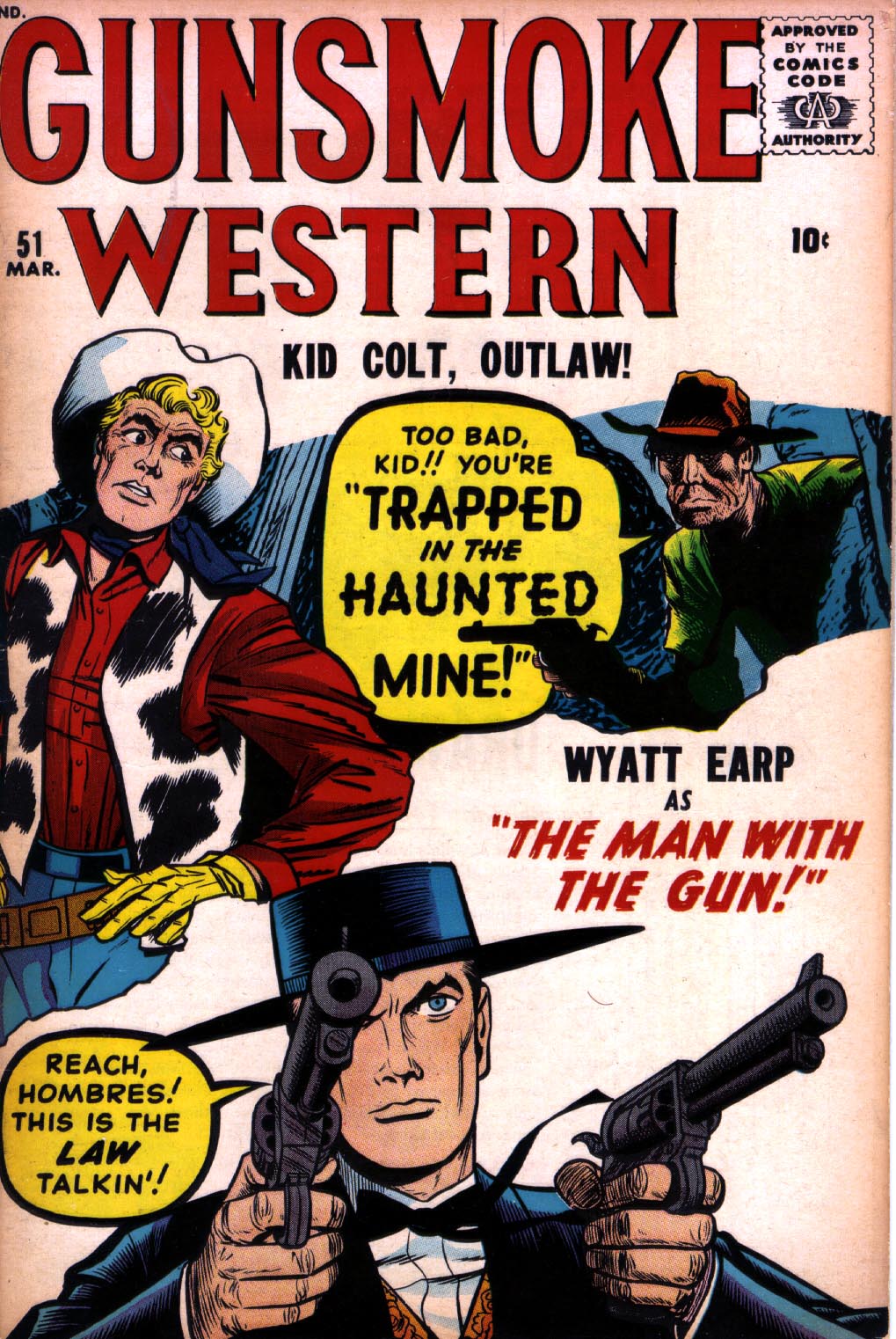 Read online Gunsmoke Western comic -  Issue #51 - 1