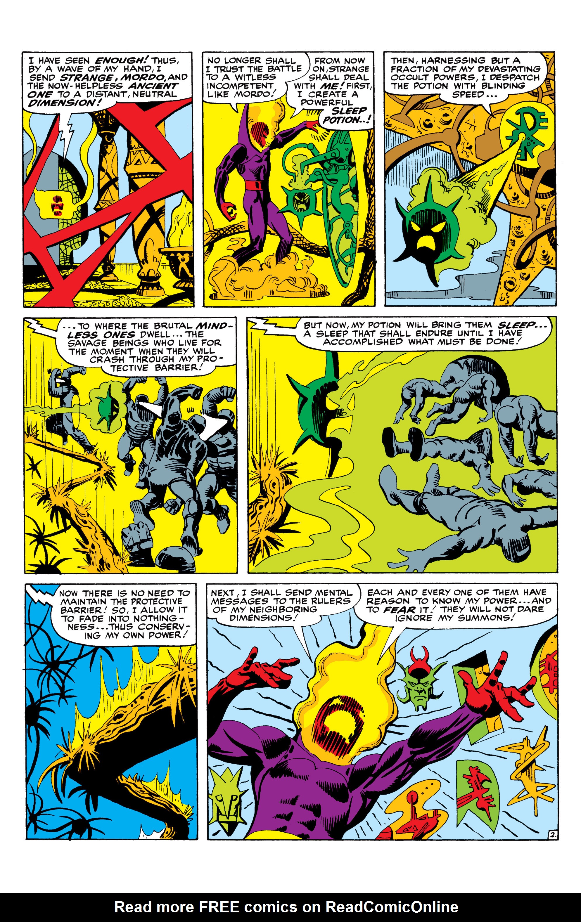 Read online Marvel Masterworks: Doctor Strange comic -  Issue # TPB 1 (Part 3) - 88