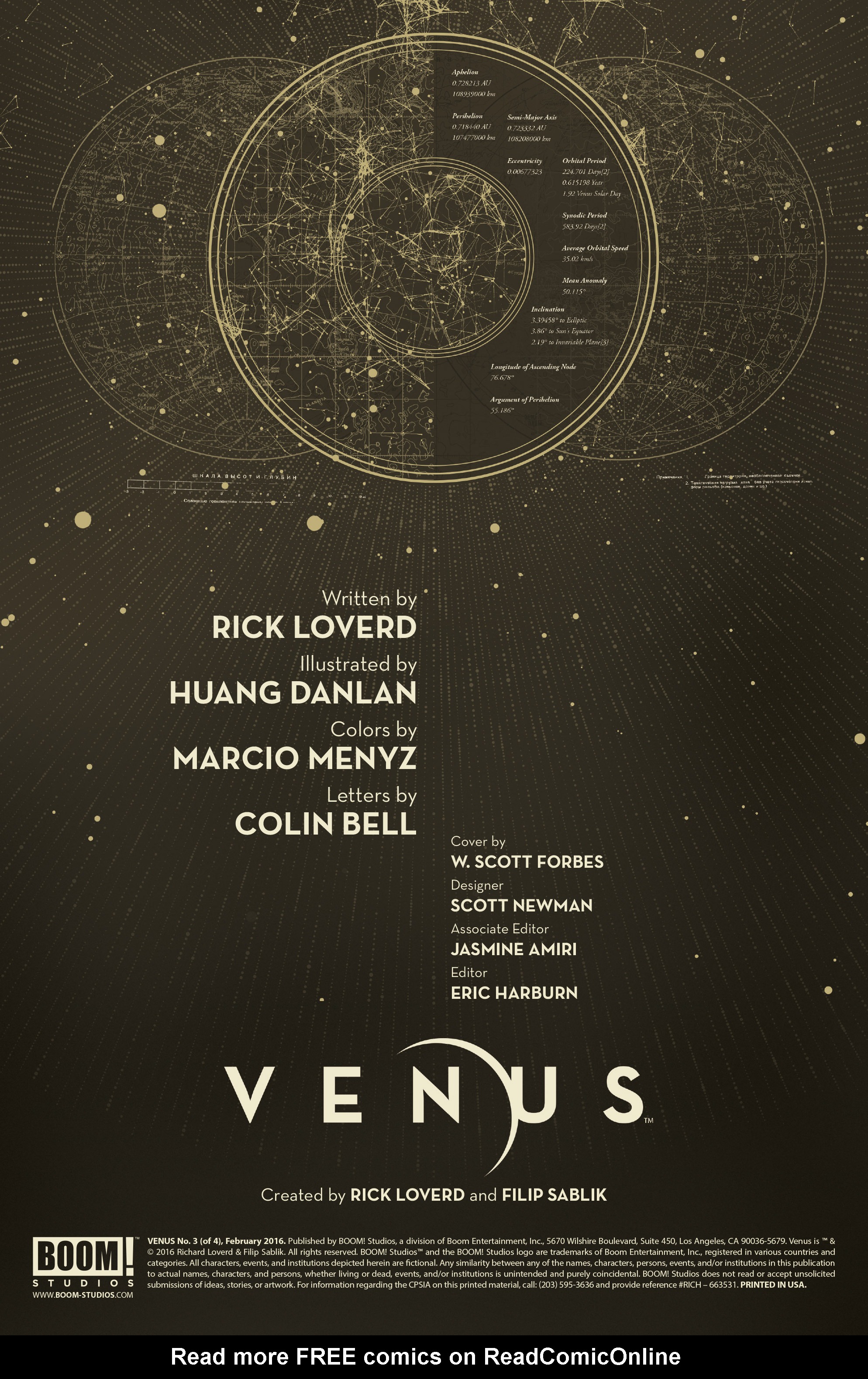 Read online Venus (2015) comic -  Issue #3 - 2