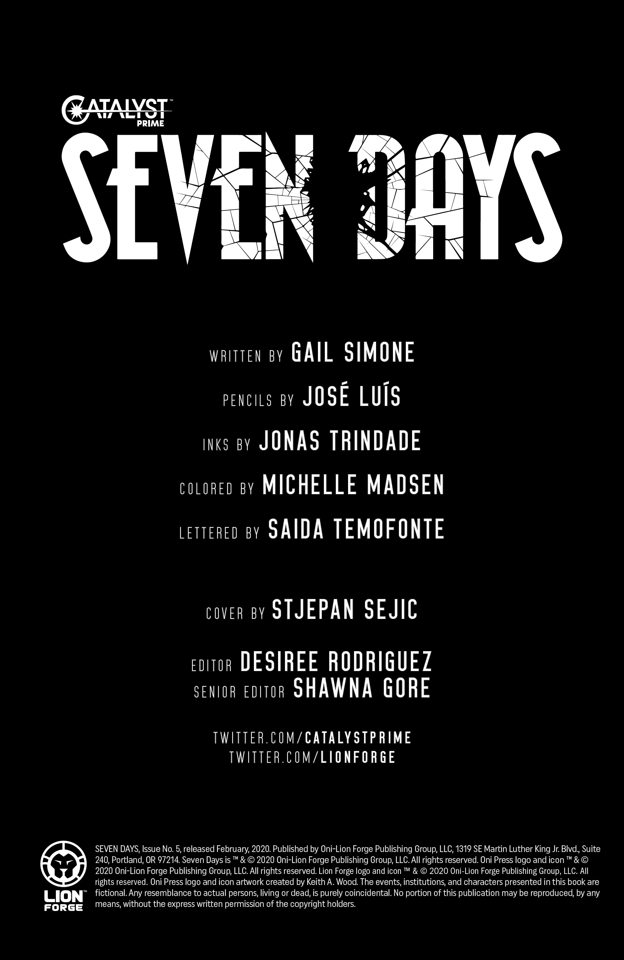 Read online Catalyst Prime: Seven Days comic -  Issue #5 - 2