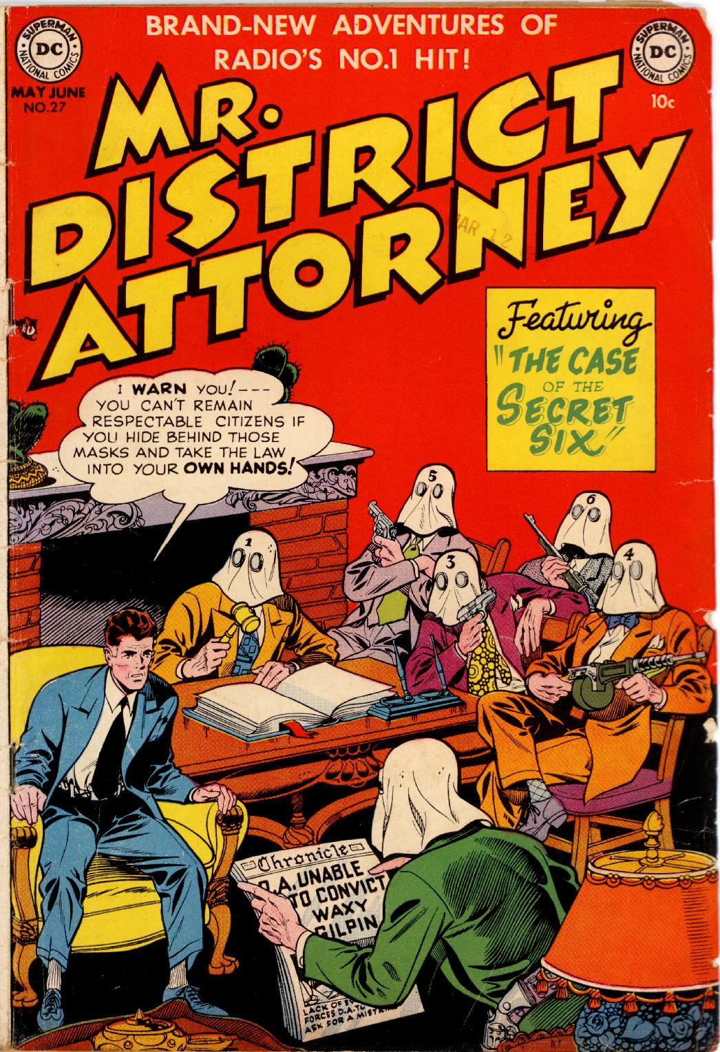 Read online Mr. District Attorney comic -  Issue #27 - 1