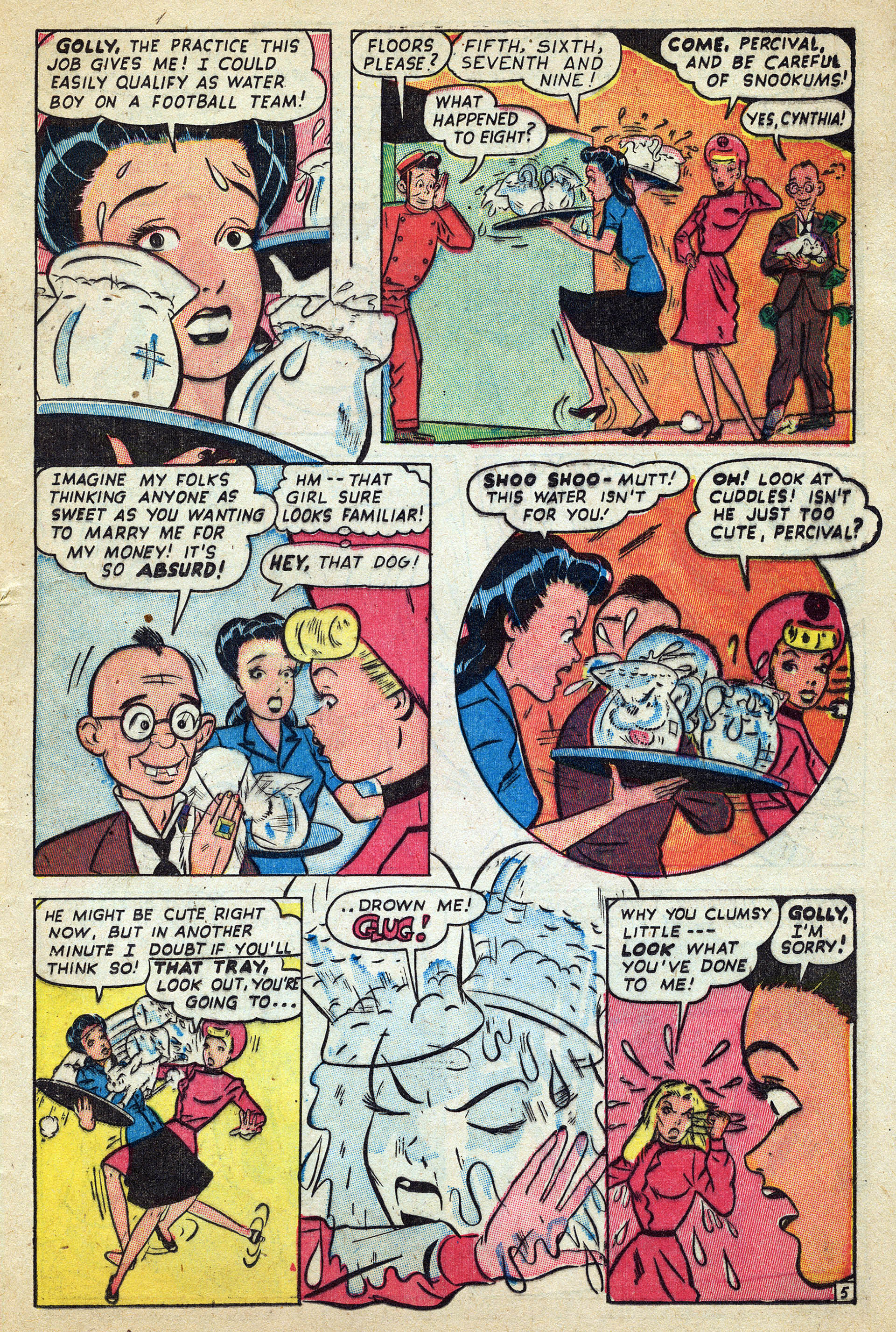 Read online Margie Comics comic -  Issue #35 - 37