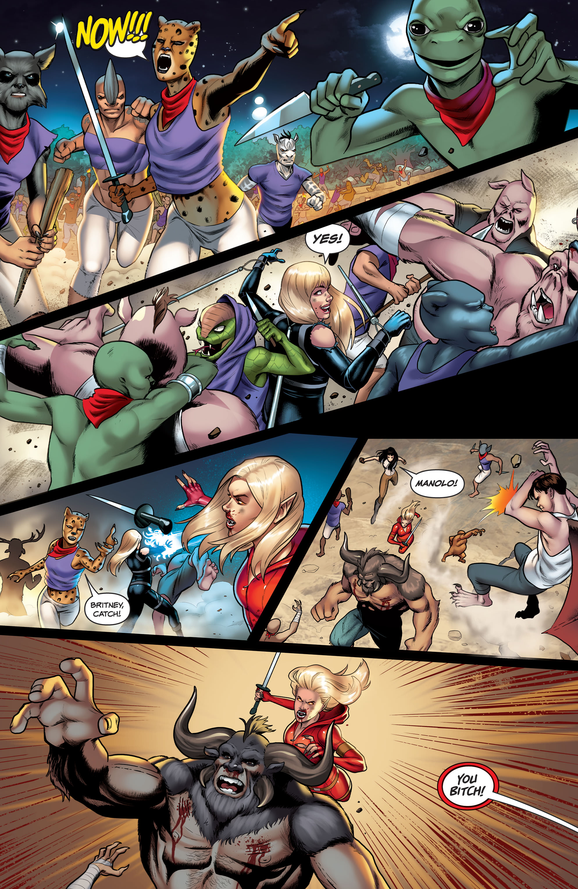 Read online Red Agent: Island of Dr Moreau comic -  Issue #5 - 16