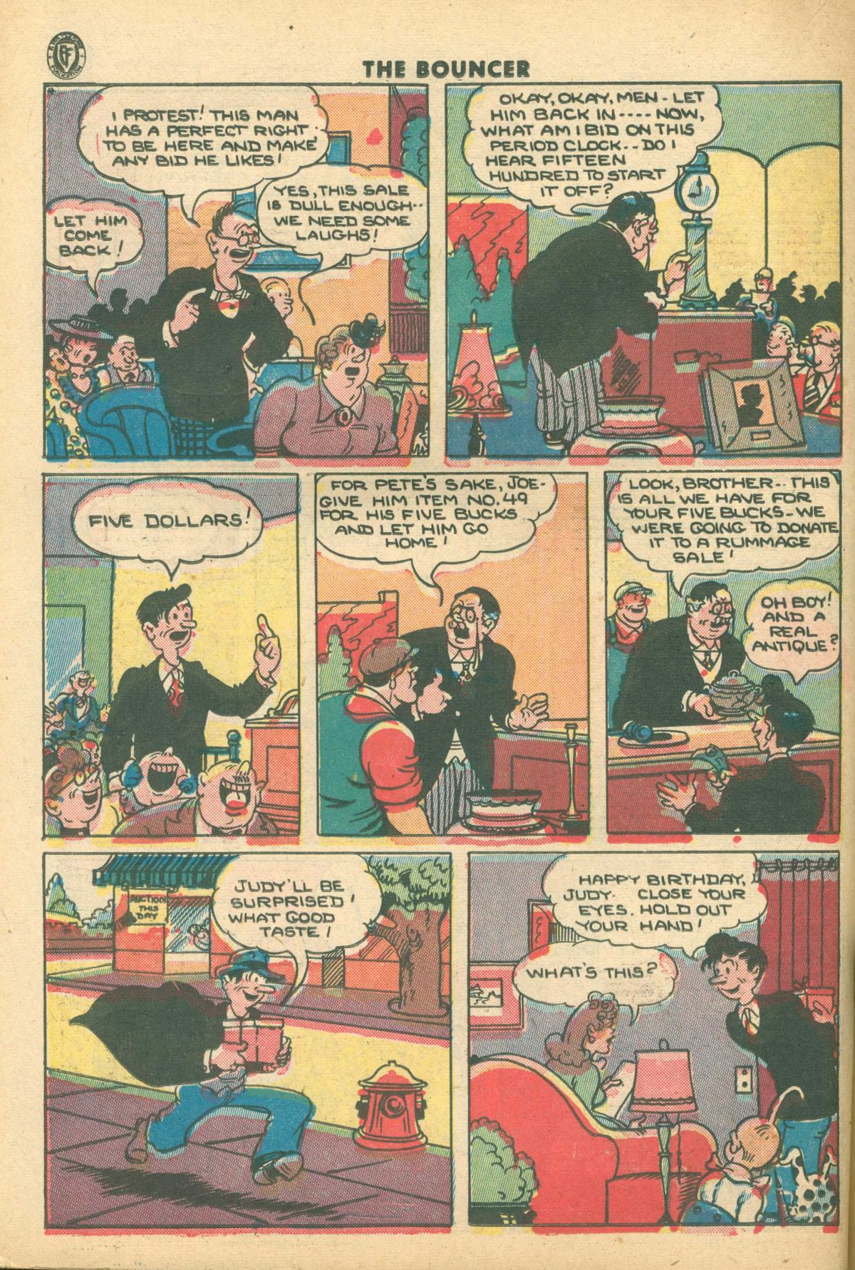 Read online The Bouncer (1944) comic -  Issue #14 - 22