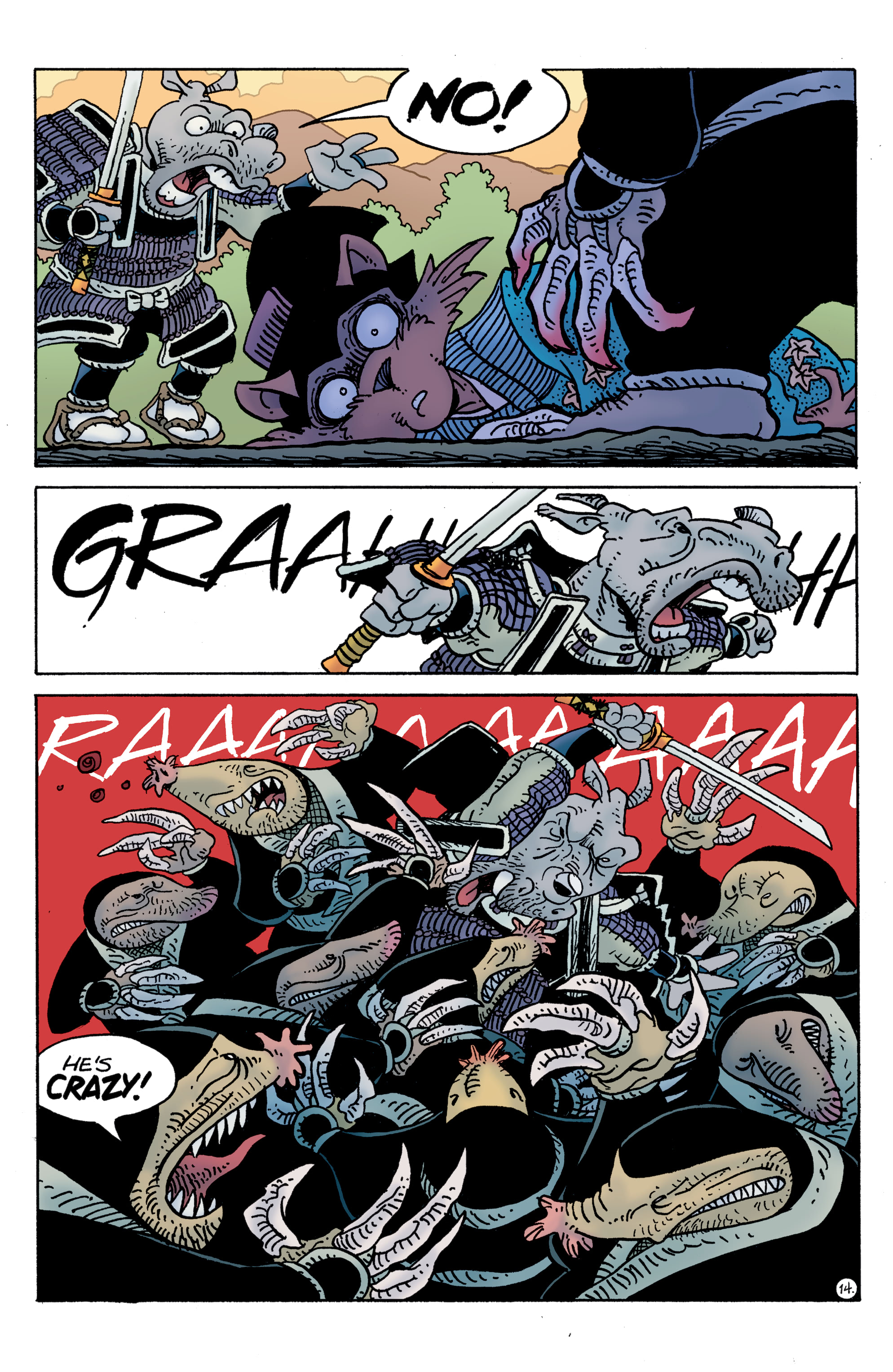 Read online Teenage Mutant Ninja Turtles/Usagi Yojimbo: WhereWhen comic -  Issue #3 - 16