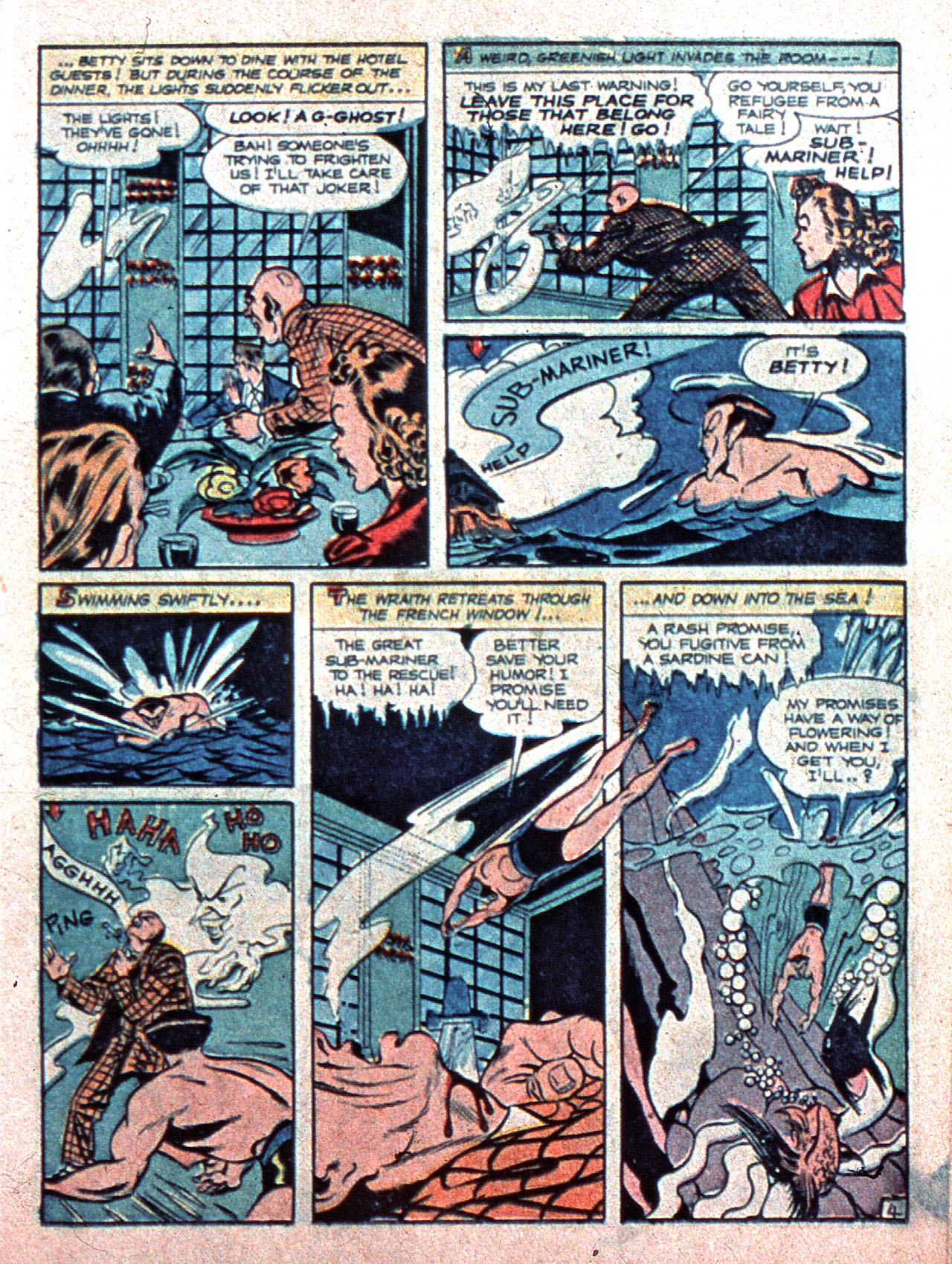 Read online Sub-Mariner Comics comic -  Issue #15 - 19