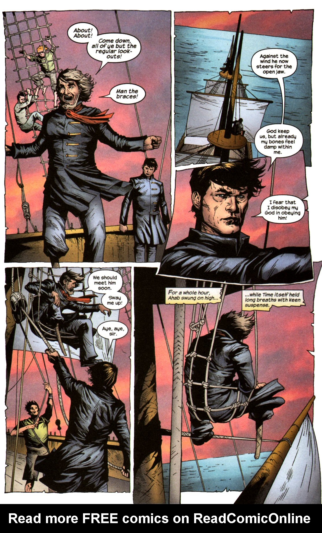 Read online Marvel Illustrated: Moby Dick comic -  Issue # TPB - 122