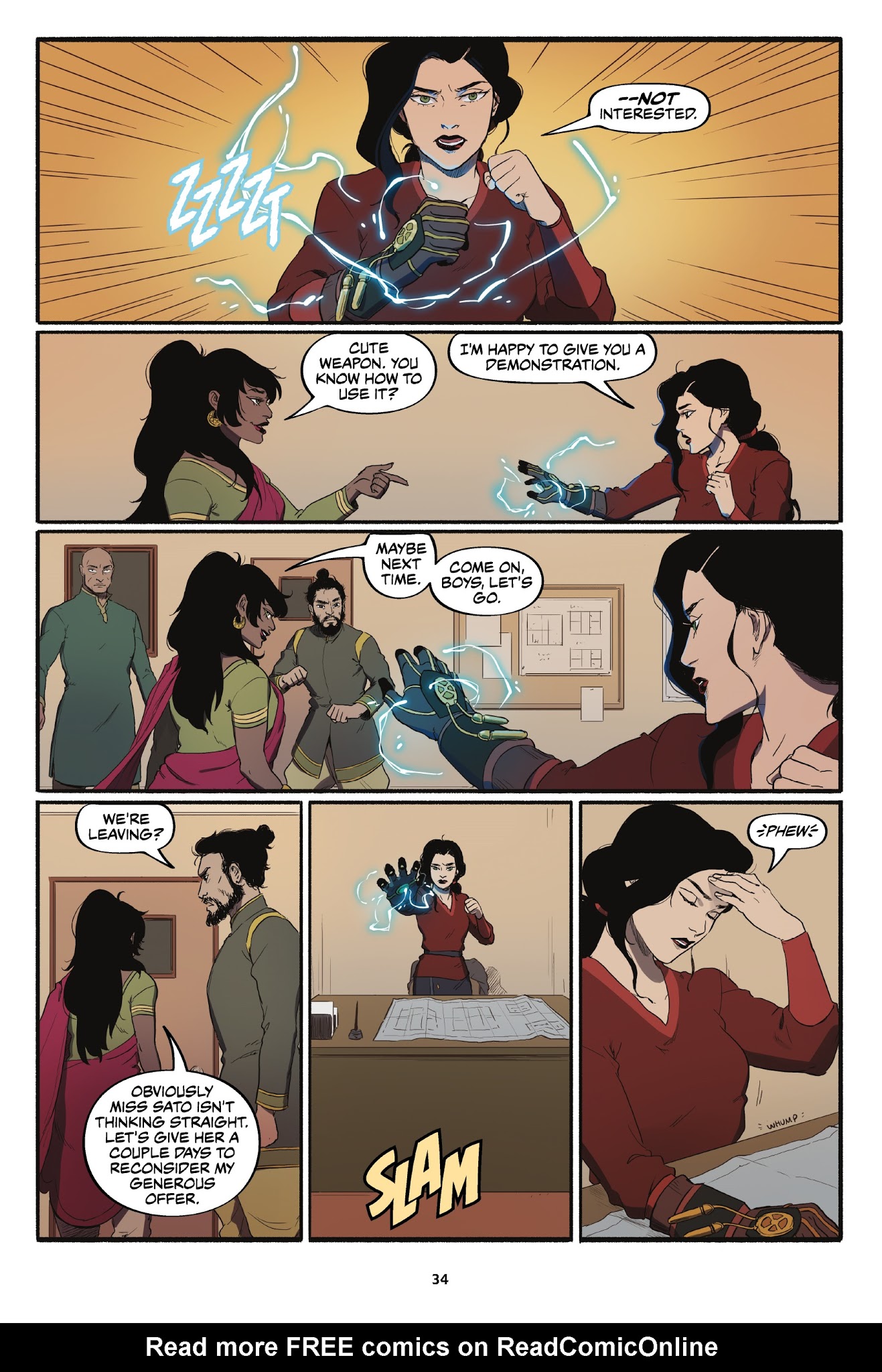 Read online Nickelodeon The Legend of Korra – Turf Wars comic -  Issue #2 - 36