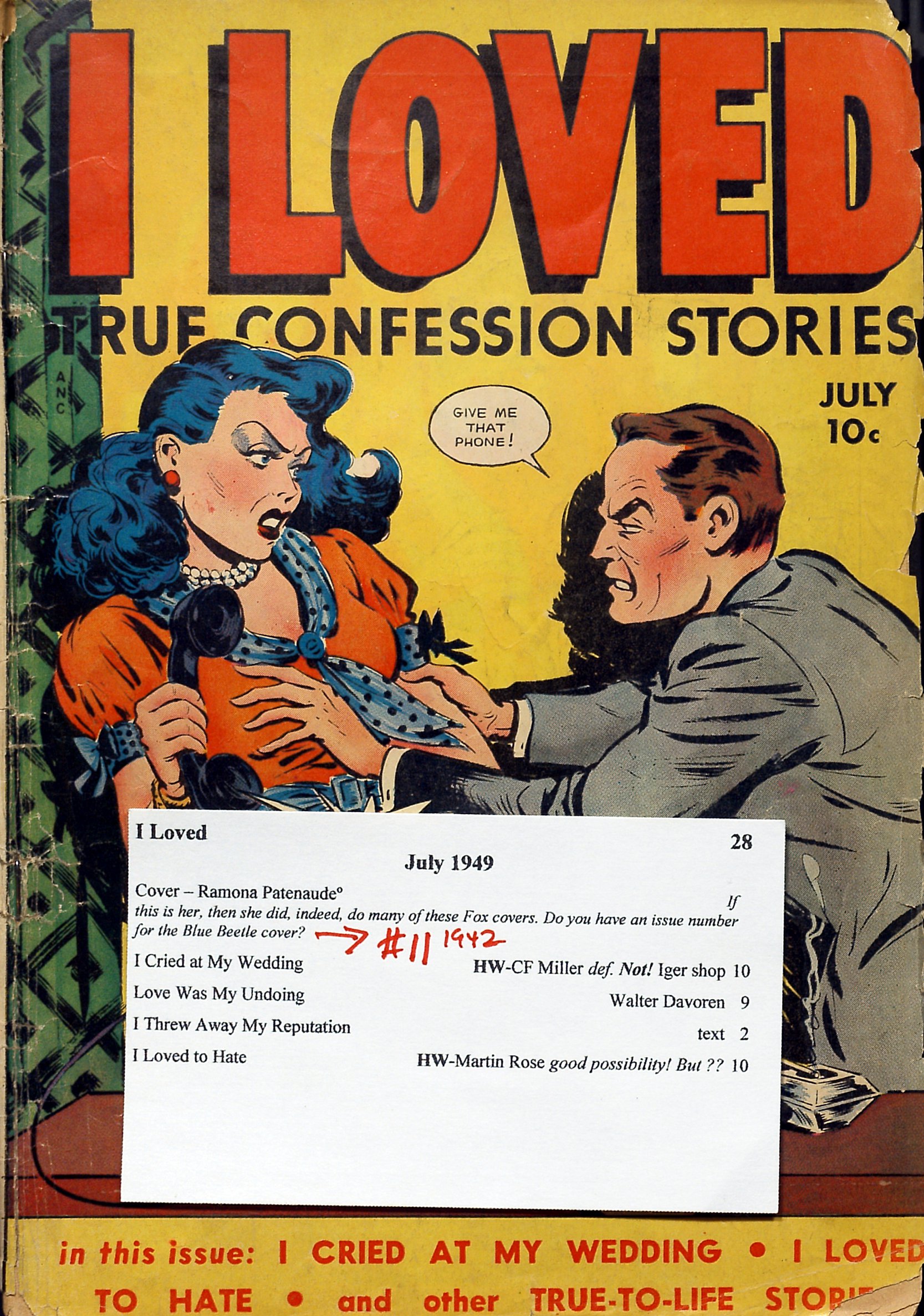 Read online I Loved Real Confession Stories comic -  Issue #28 - 37