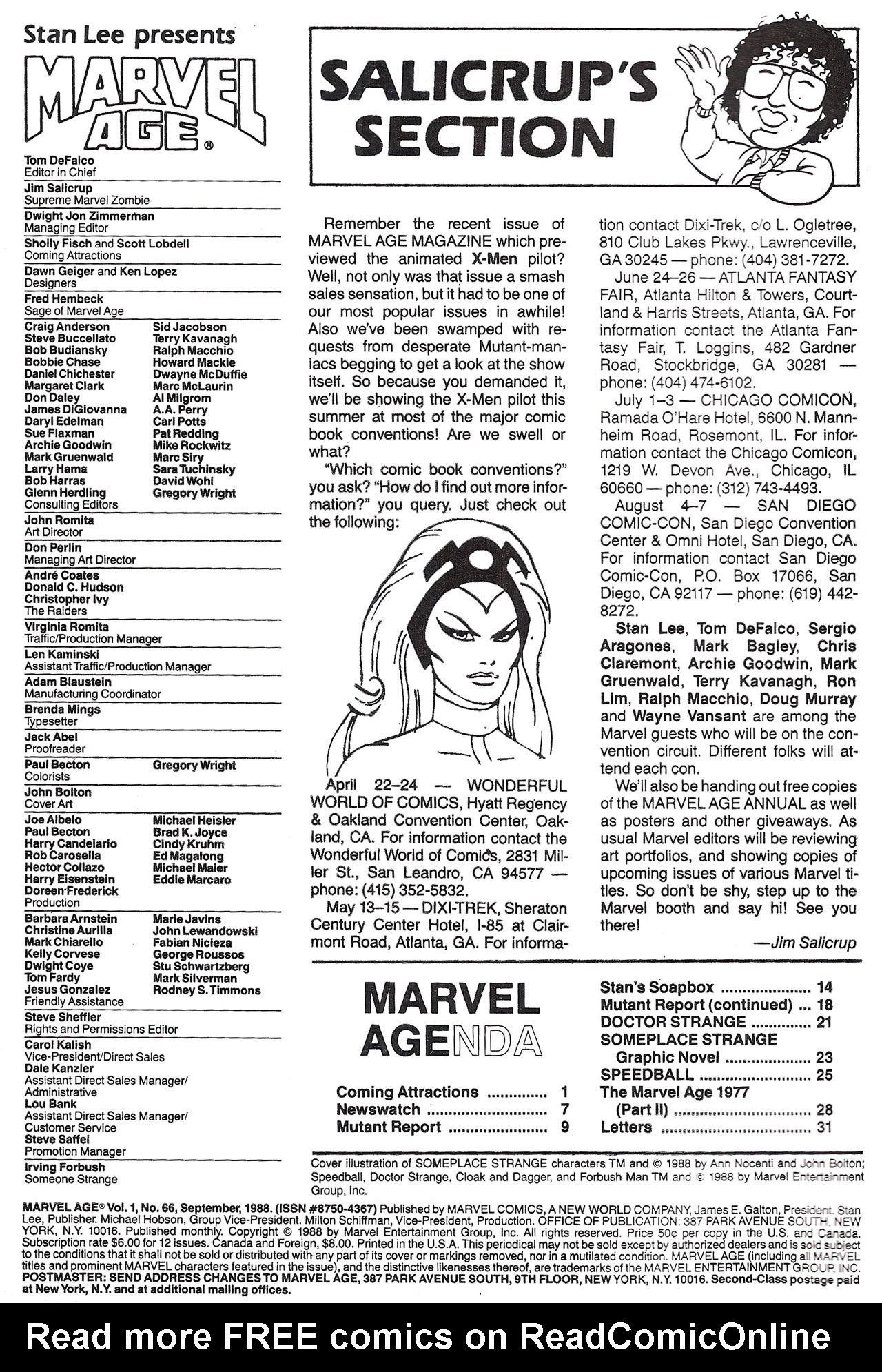 Read online Marvel Age comic -  Issue #66 - 2