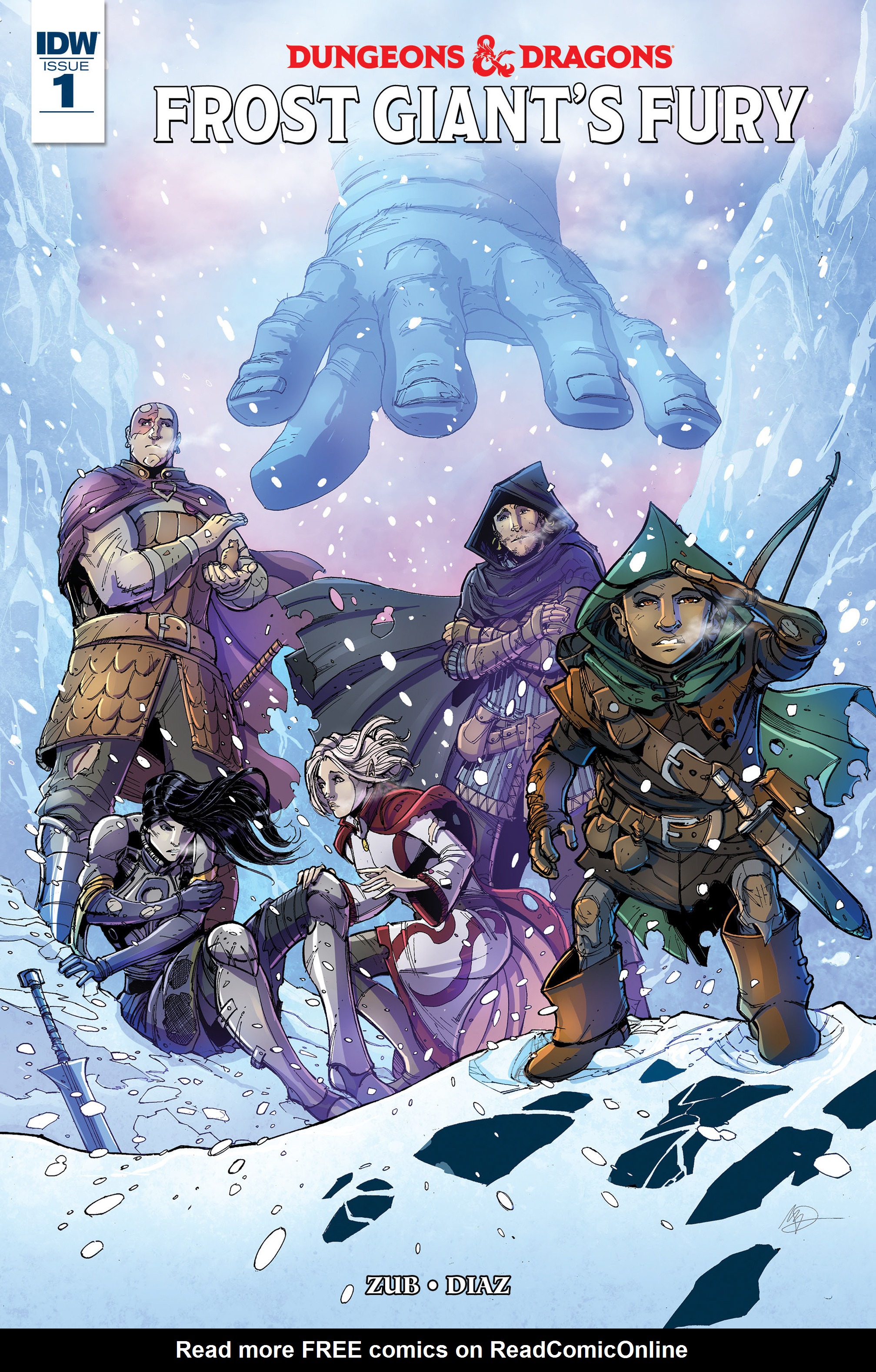 Read online Dungeons & Dragons: Frost Giant's Fury comic -  Issue #1 - 1