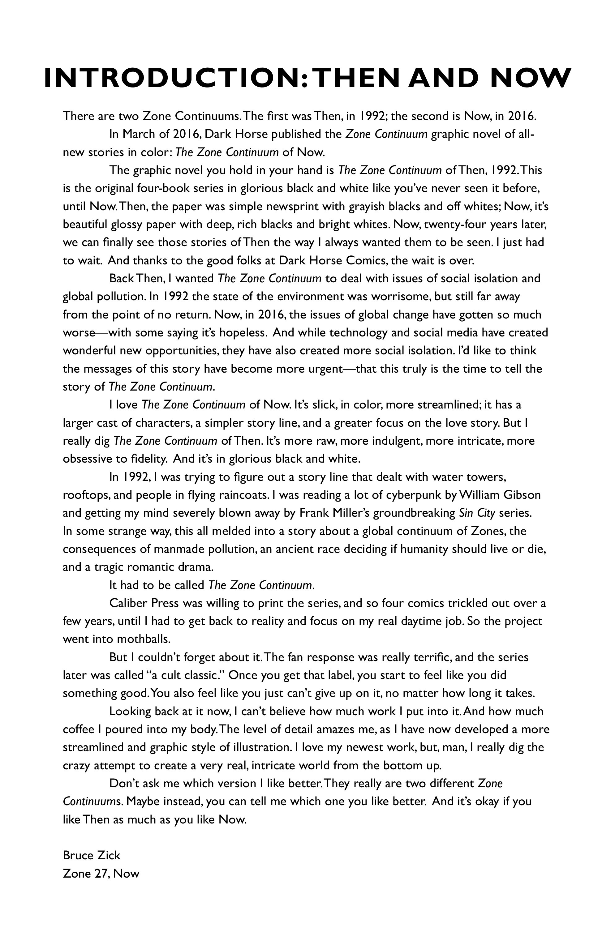 Read online The Zone Continuum: Legacy comic -  Issue # TPB - 7